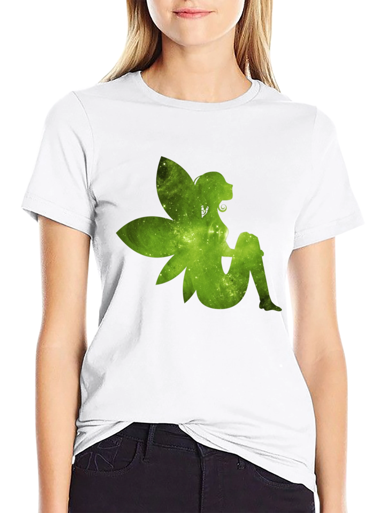 Fairy Silhouette T-Shirt - Unique Graphic Tee