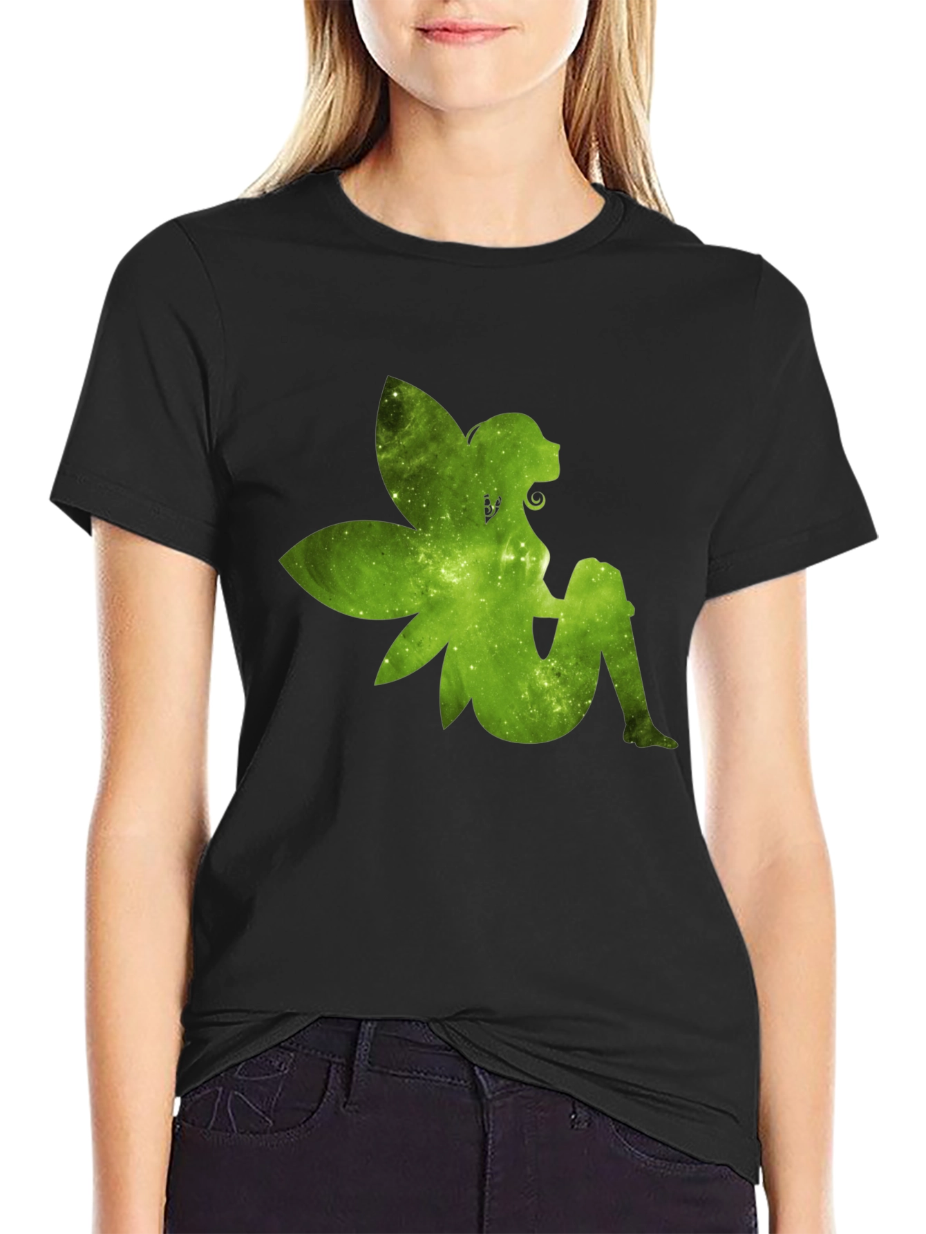 Fairy Silhouette T-Shirt - Unique Graphic Tee