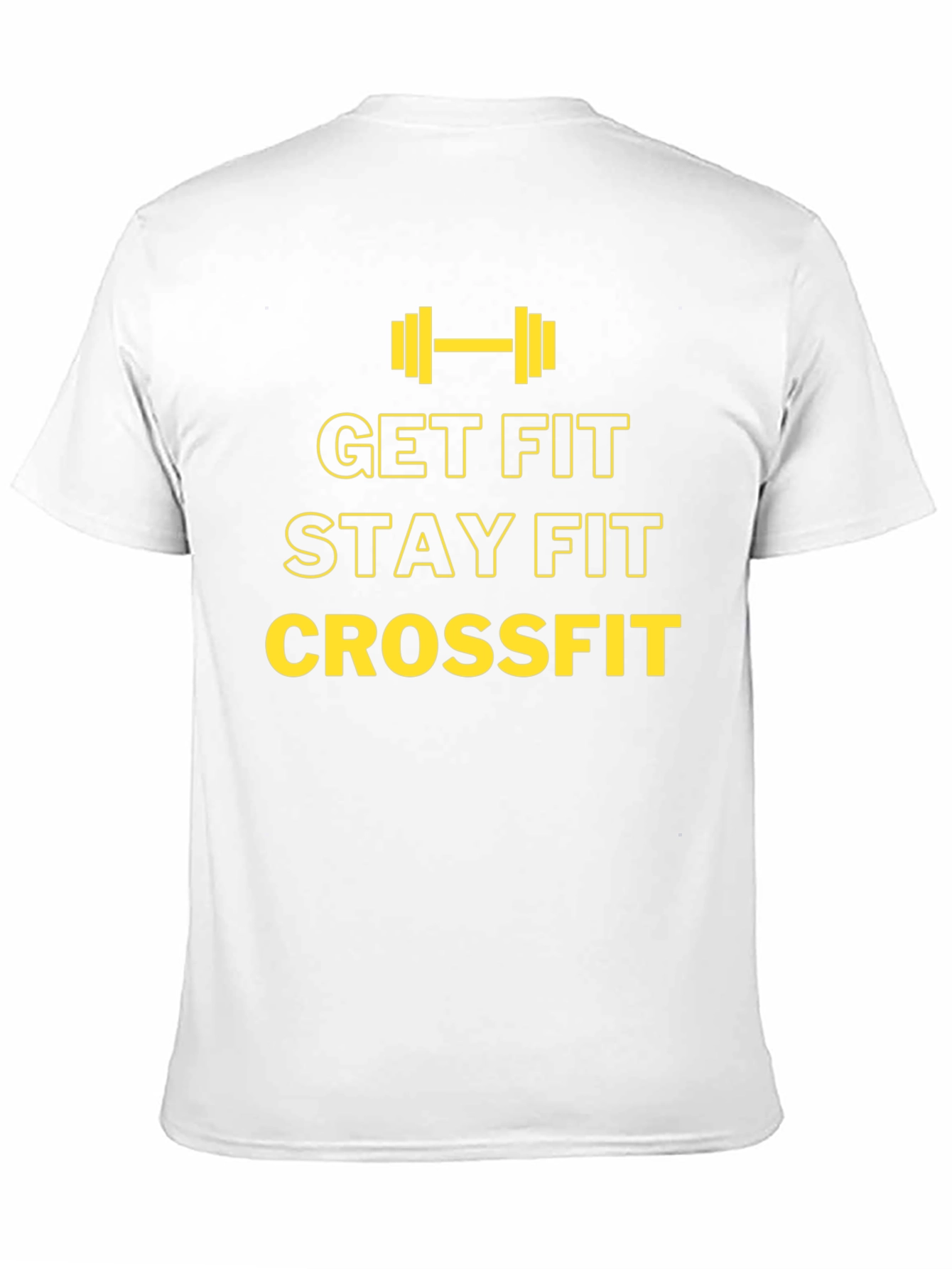 Crossfit Get Fit Stay Fit Black T-Shirt