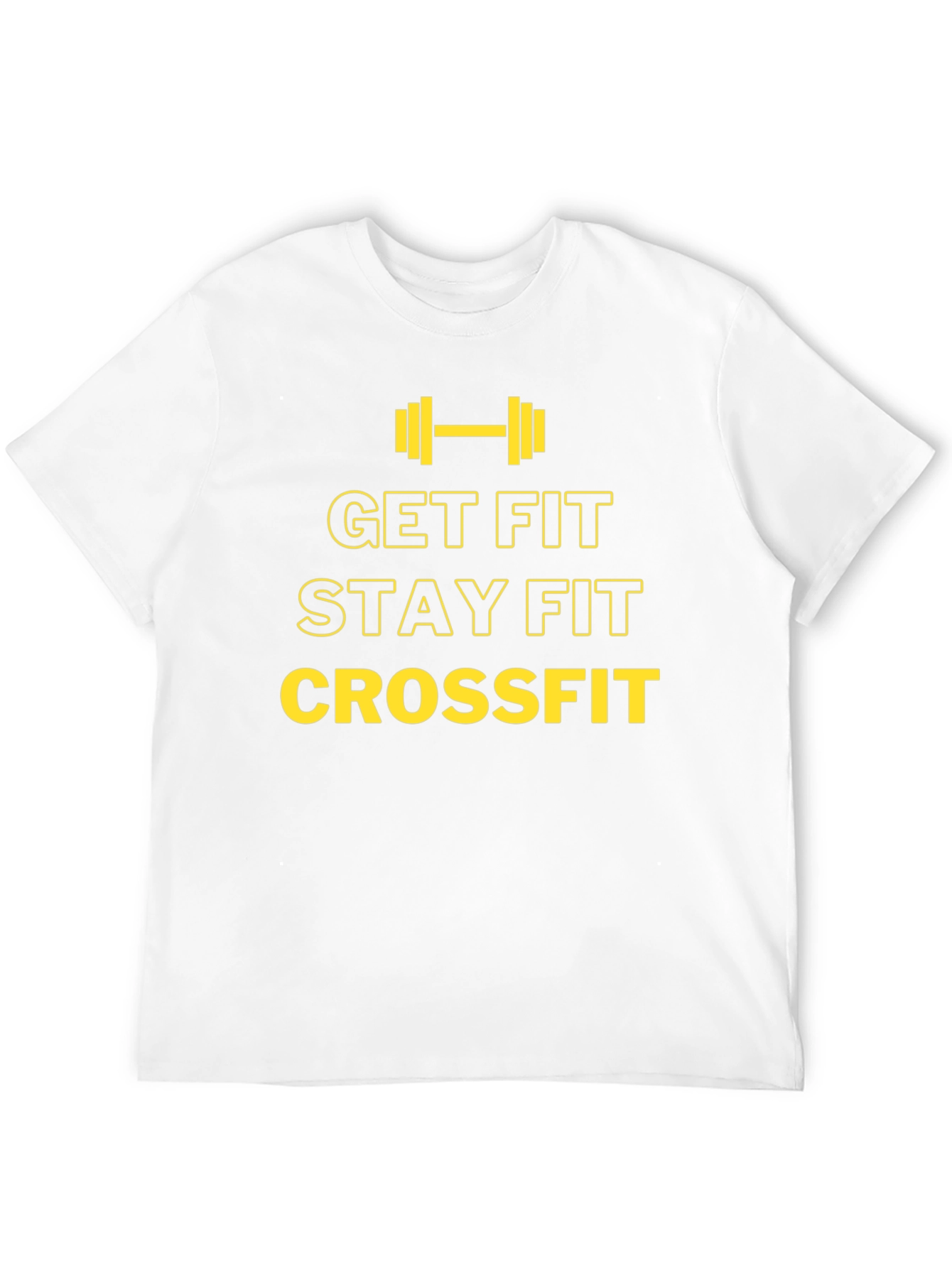 Crossfit Get Fit Stay Fit Black T-Shirt