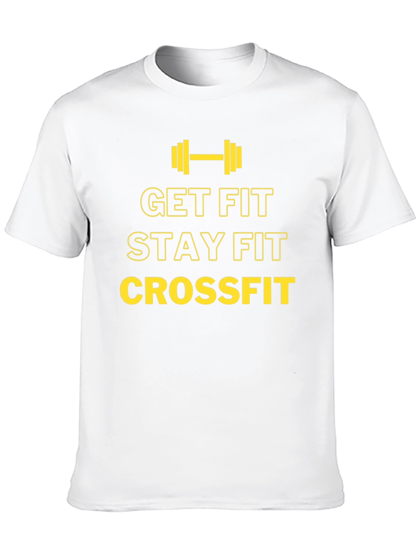 Crossfit Get Fit Stay Fit Black T-Shirt