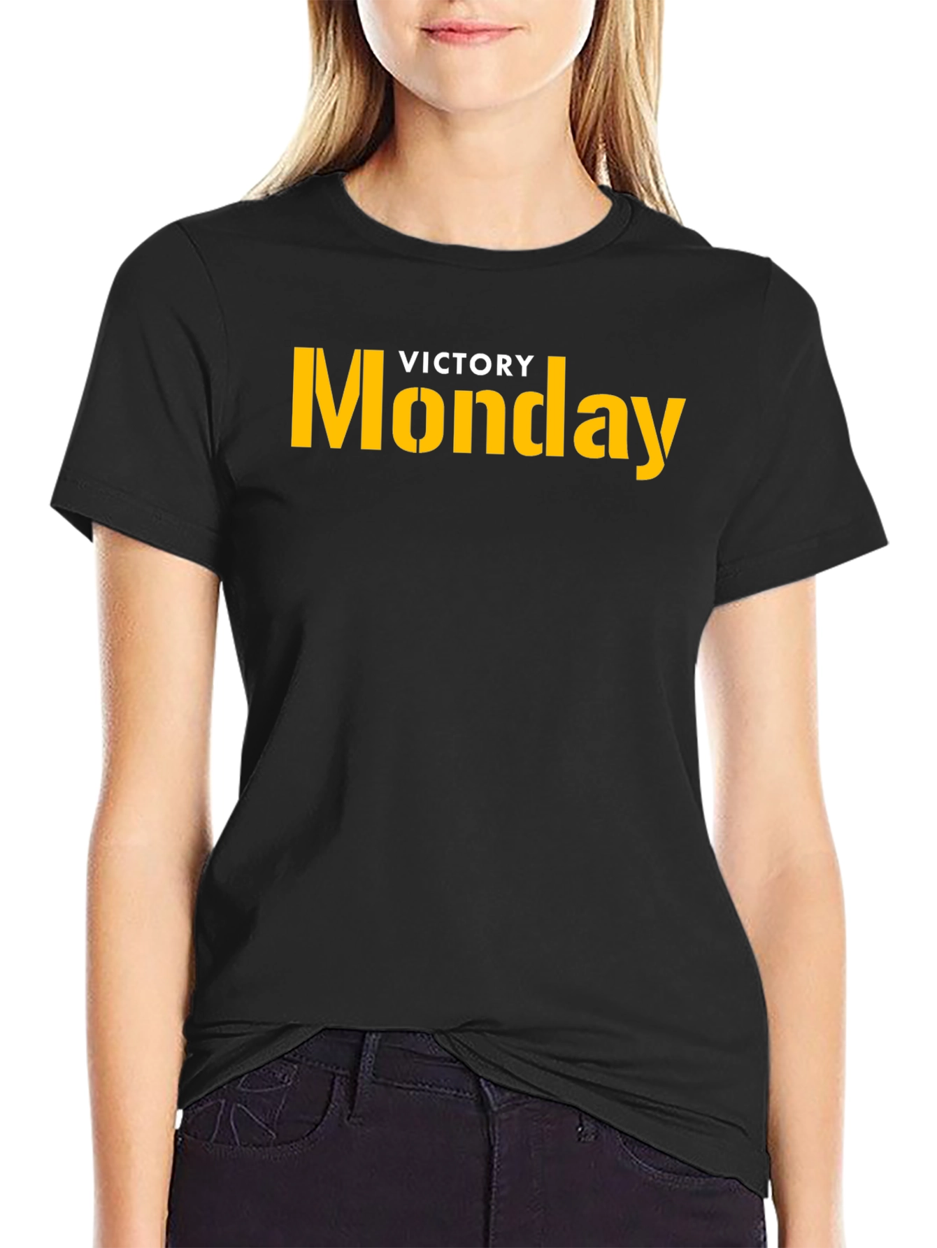 Victory Monday Graphic Tee - Bold Statement T-Shirt