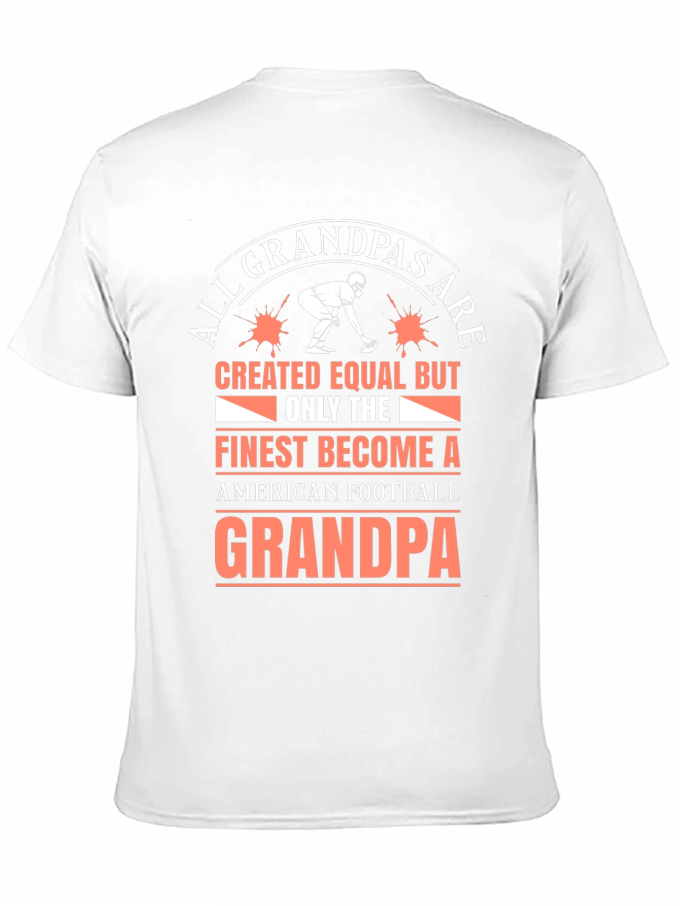 Football Grandpa T-Shirt - Finest Grandpas Tee
