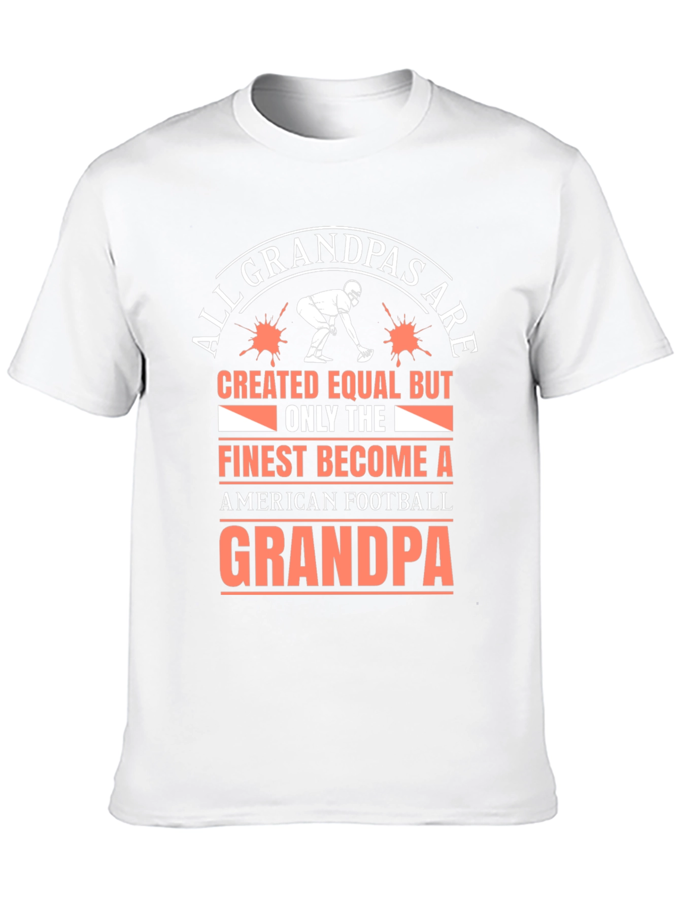 Football Grandpa T-Shirt - Finest Grandpas Tee