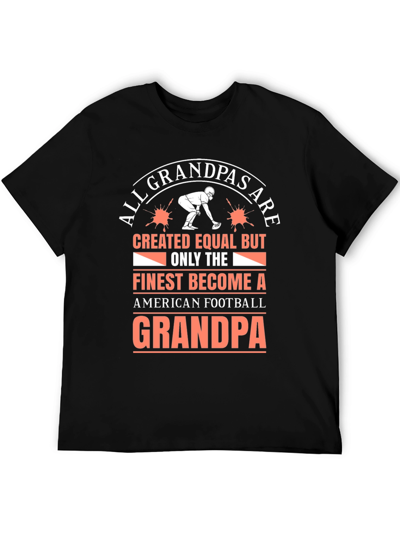 Football Grandpa T-Shirt - Finest Grandpas Tee
