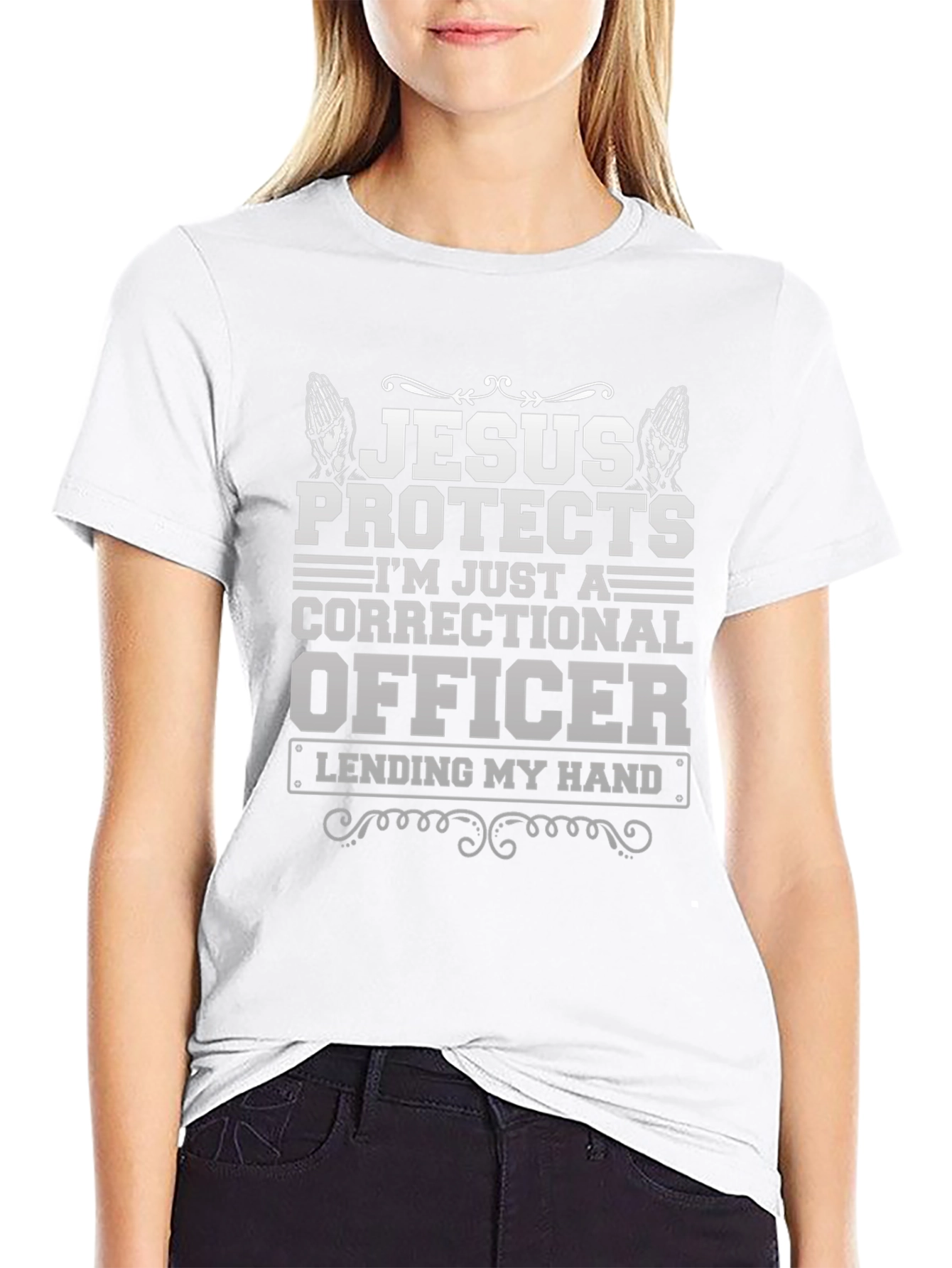 Jesus Protects Correctional Officer T-Shirt