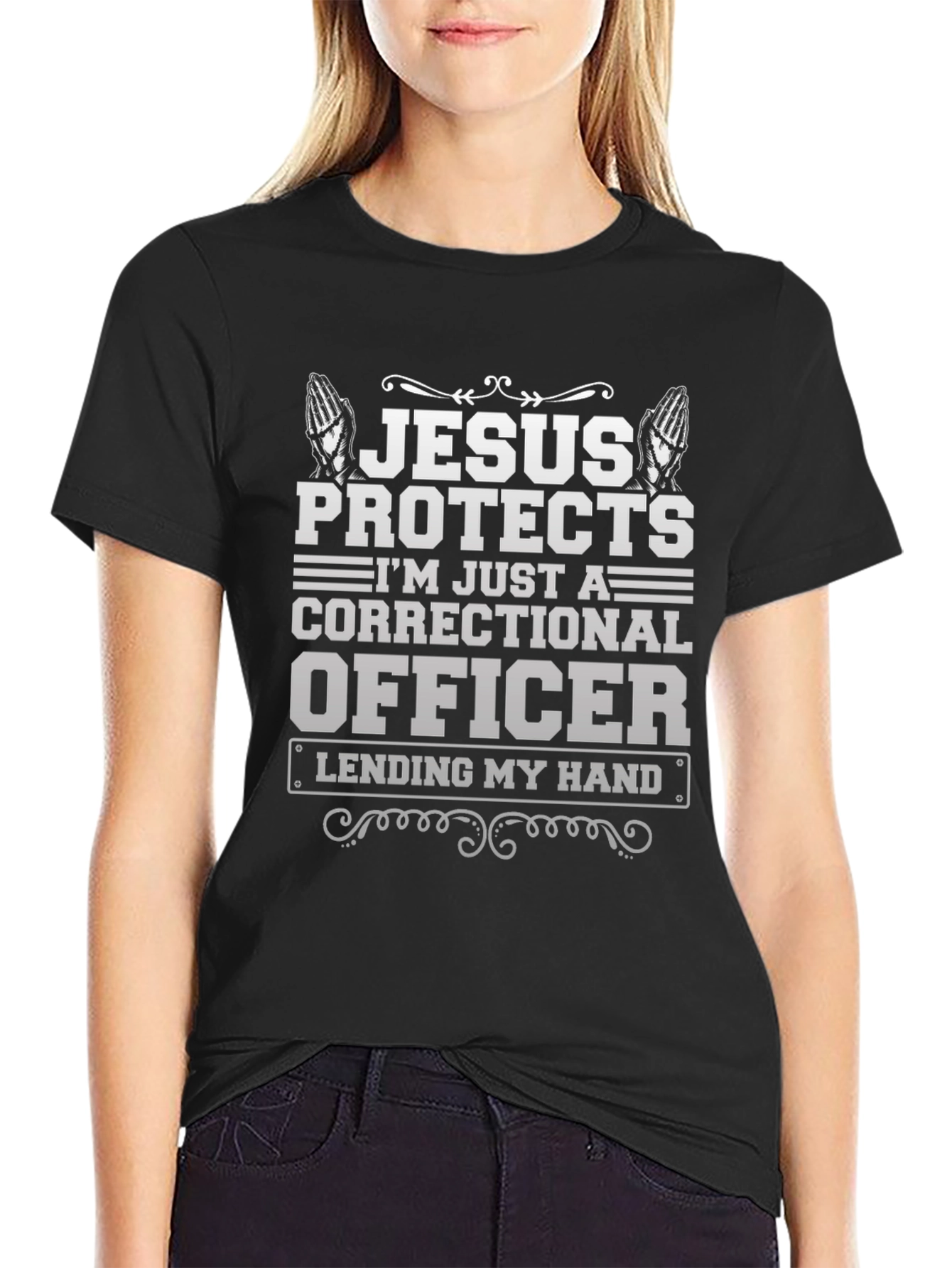 Jesus Protects Correctional Officer T-Shirt