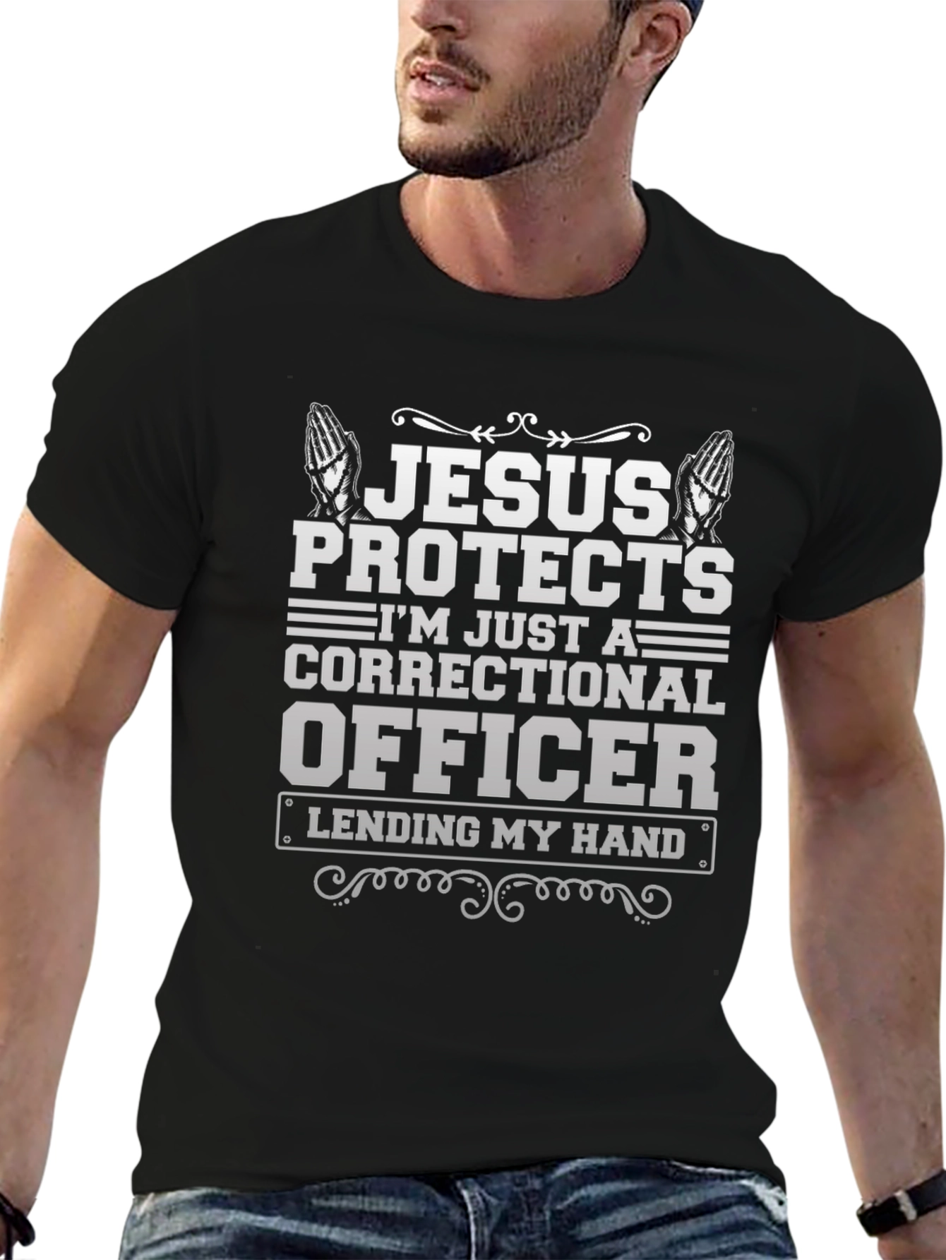 Jesus Protects Correctional Officer T-Shirt