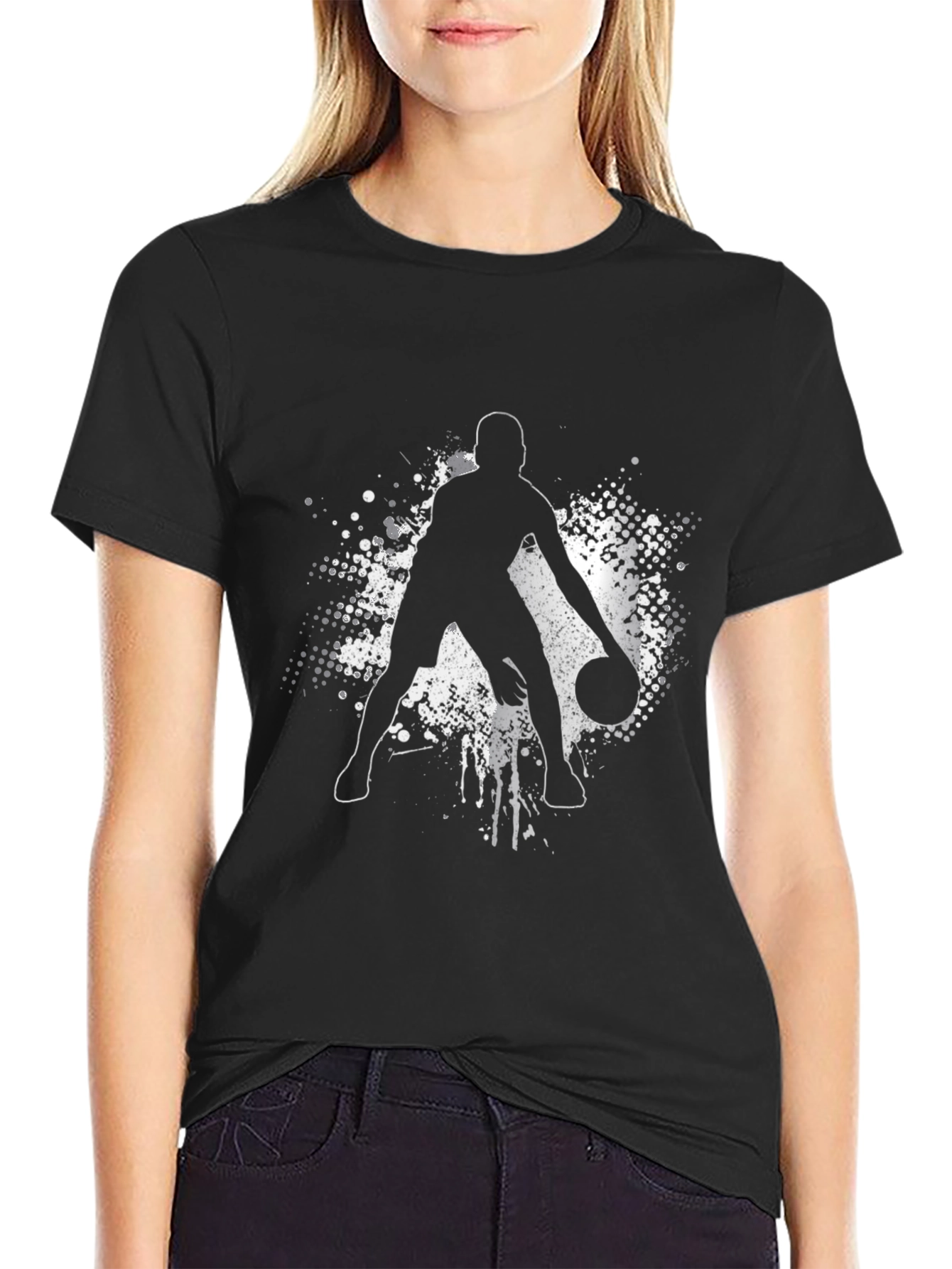 Basketball Player Graphic T-Shirt