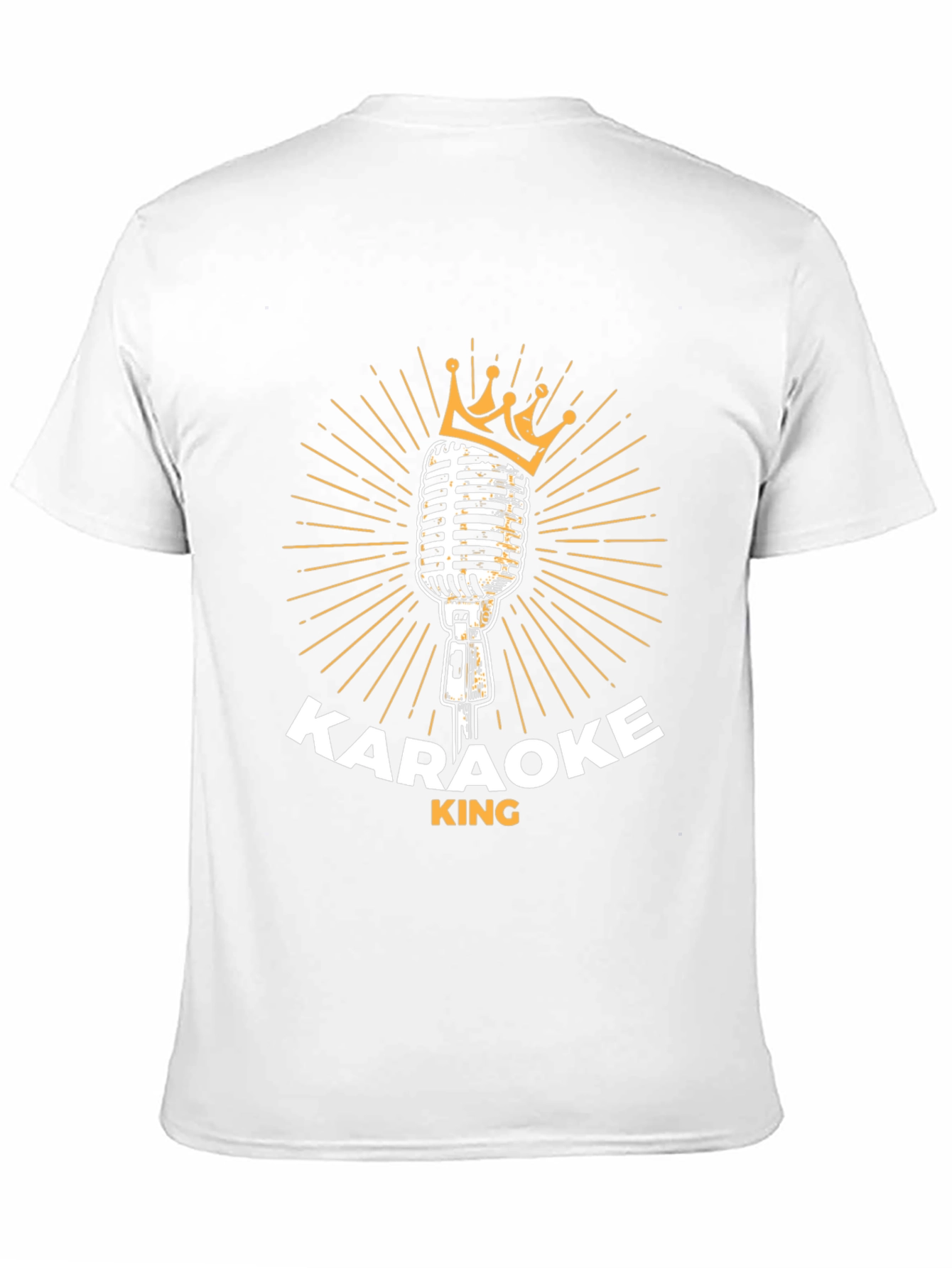Karaoke King Black T-Shirt - Music Lover Tee