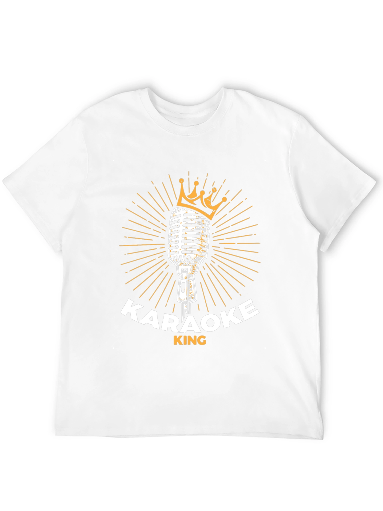 Karaoke King Black T-Shirt - Music Lover Tee