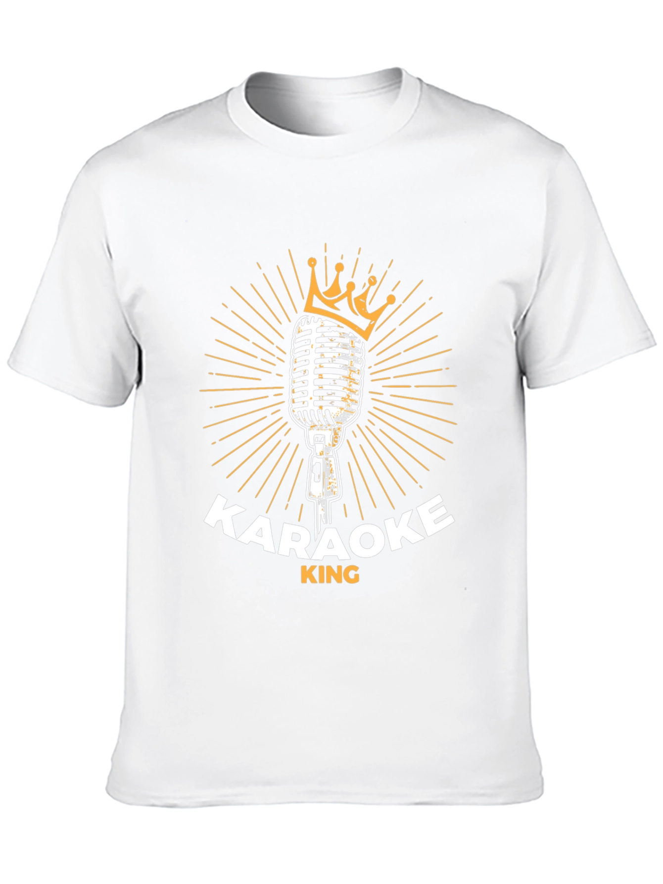 Karaoke King Black T-Shirt - Music Lover Tee