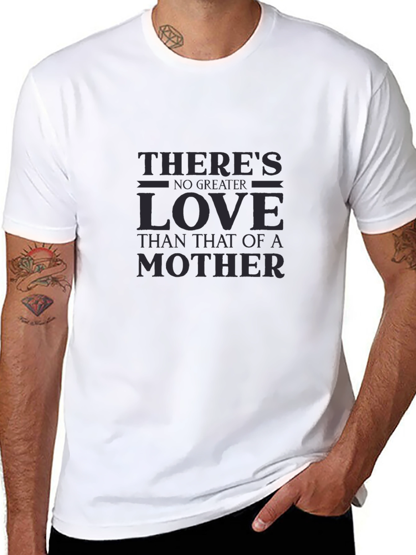 Mothers Love Graphic T-Shirt - Black