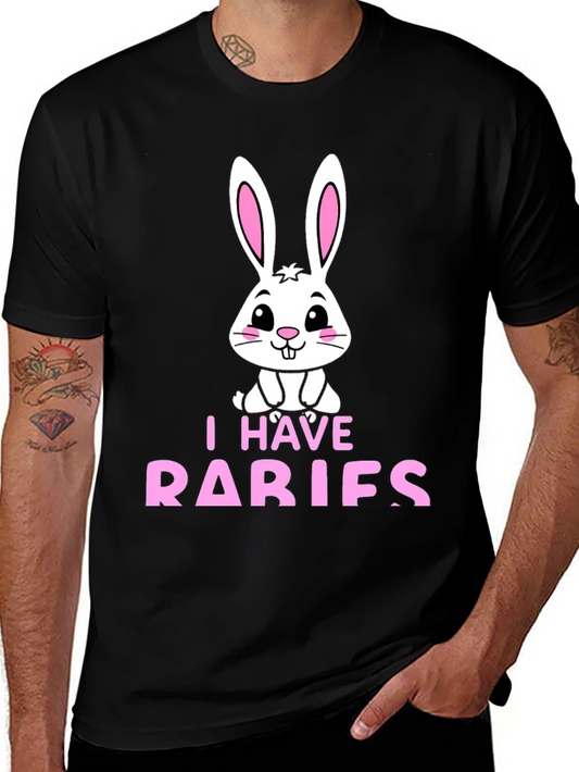 I Have Rabies Funny Bunny T-Shirt