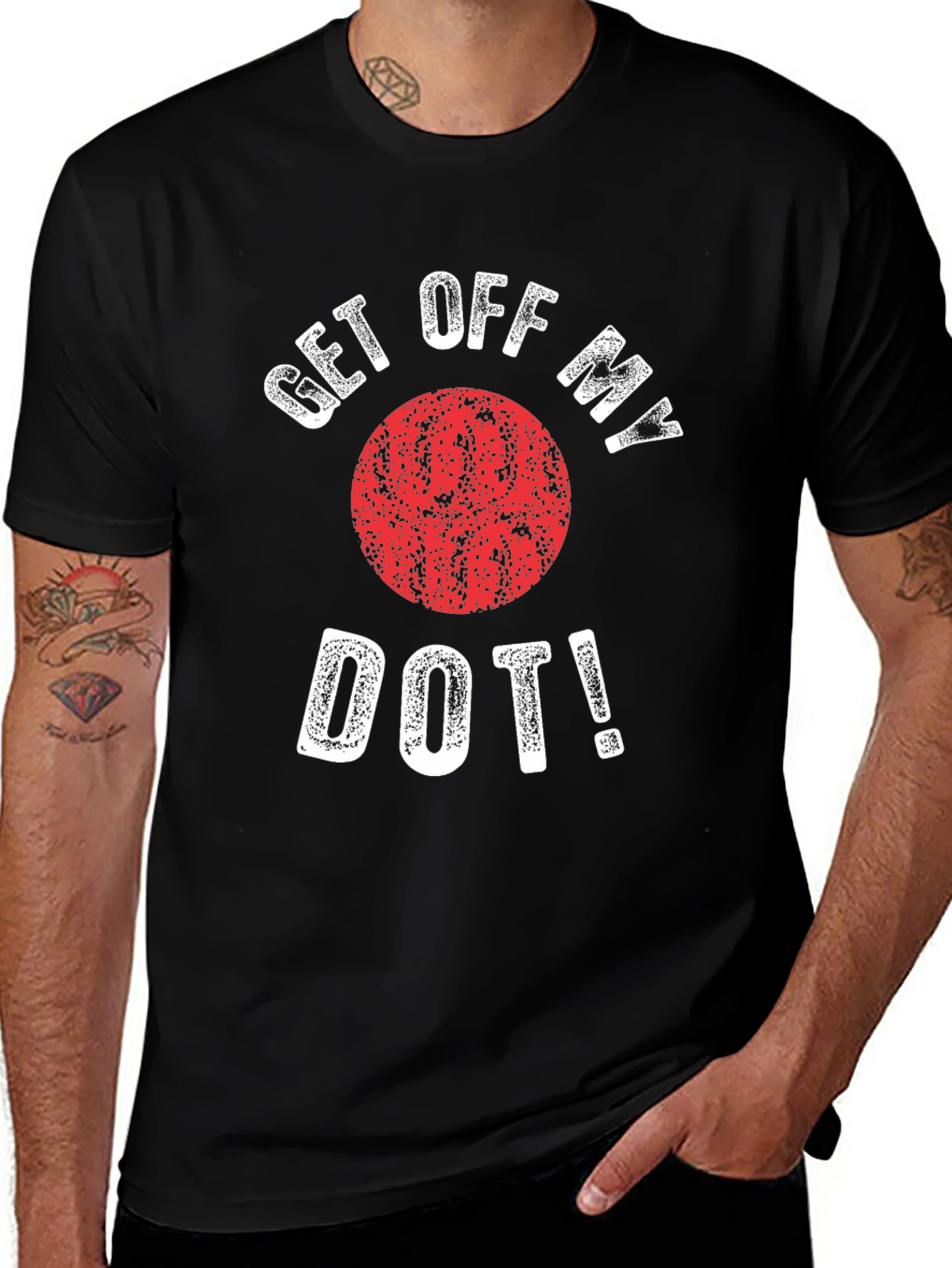 Get Off My Dot Graphic T-Shirt