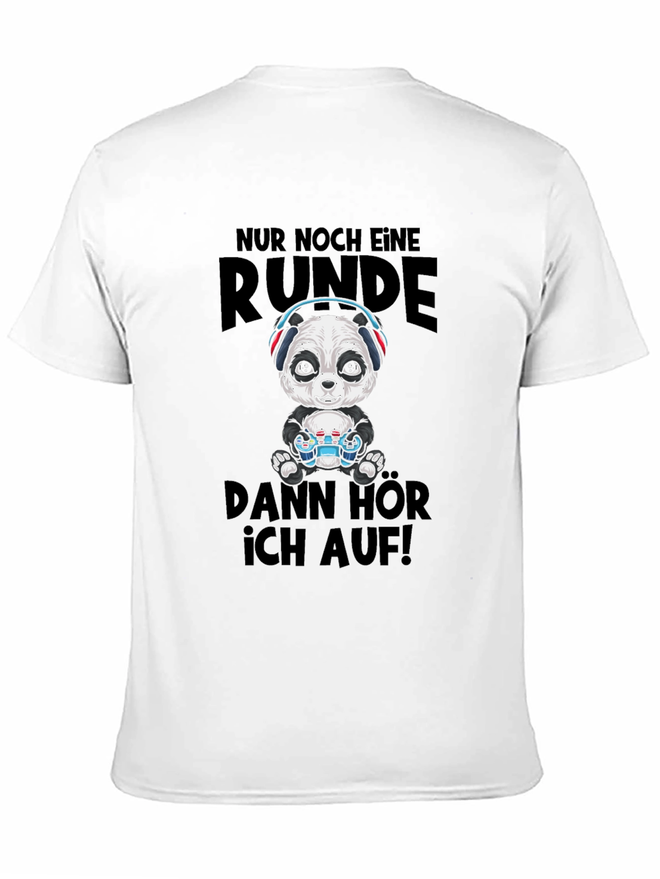 Gamer Panda T-Shirt - Just One More Round!