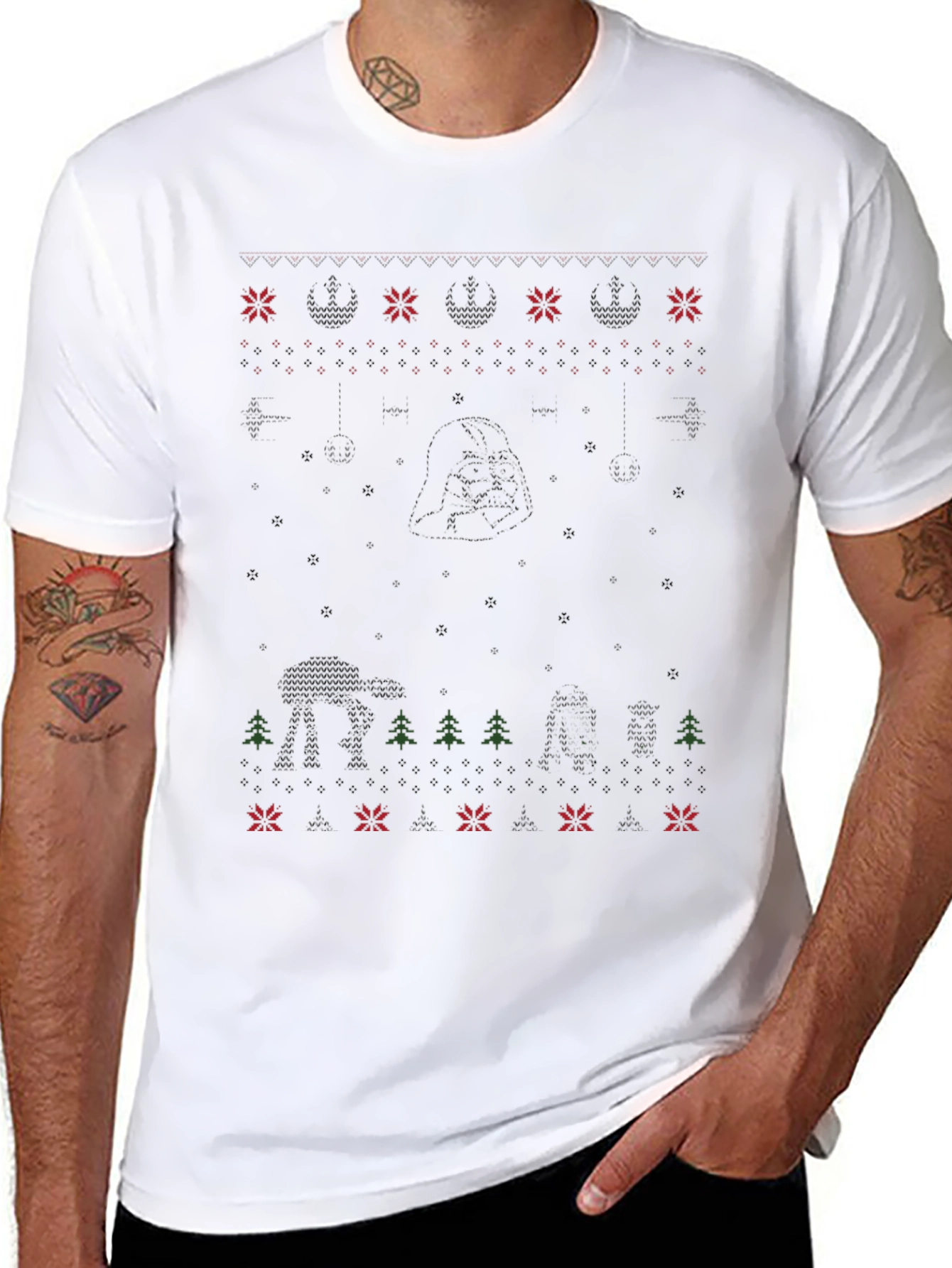 Star Wars Ugly Christmas Sweater T-Shirt