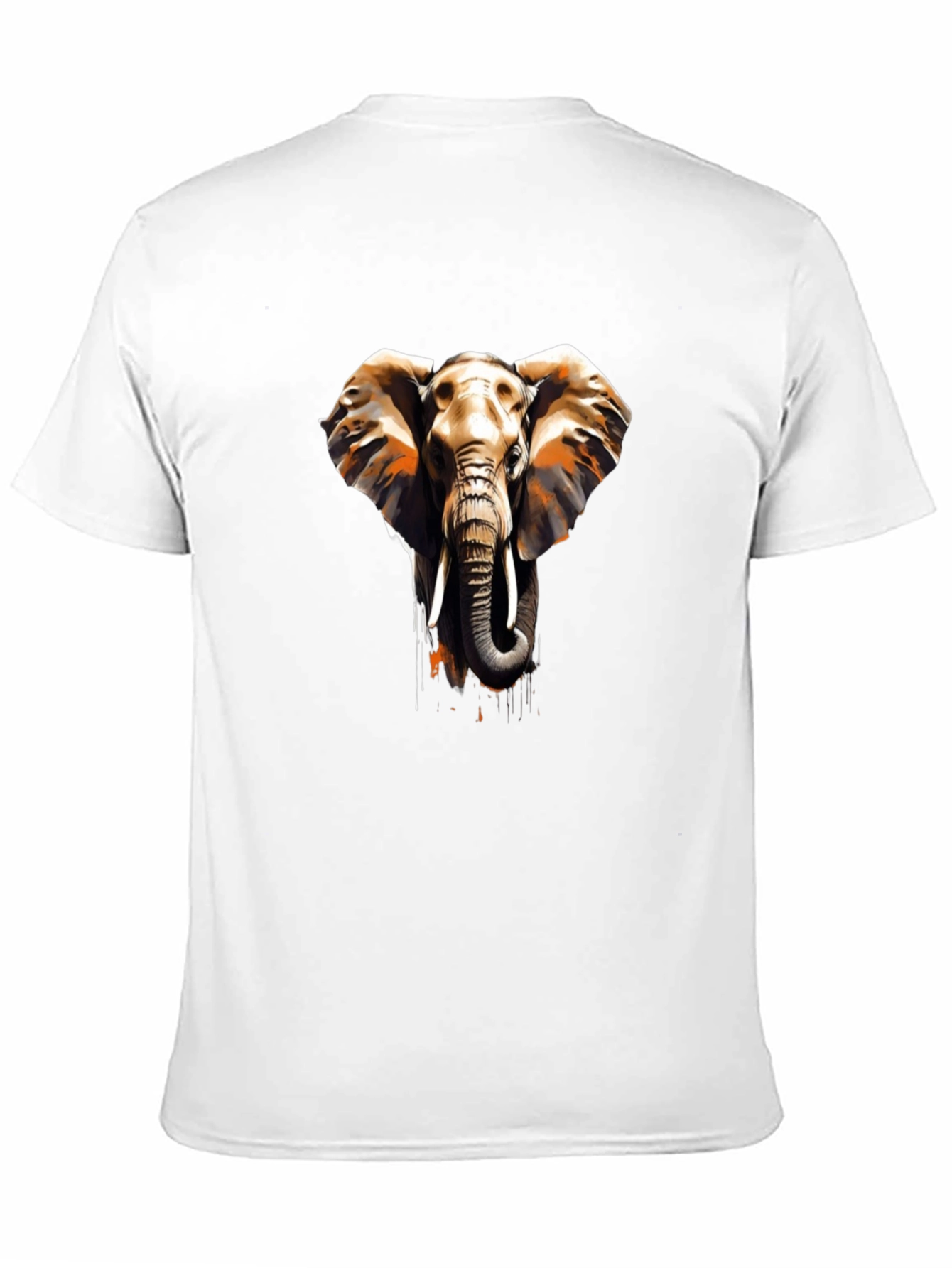 Elephant Graphic Black T-Shirt