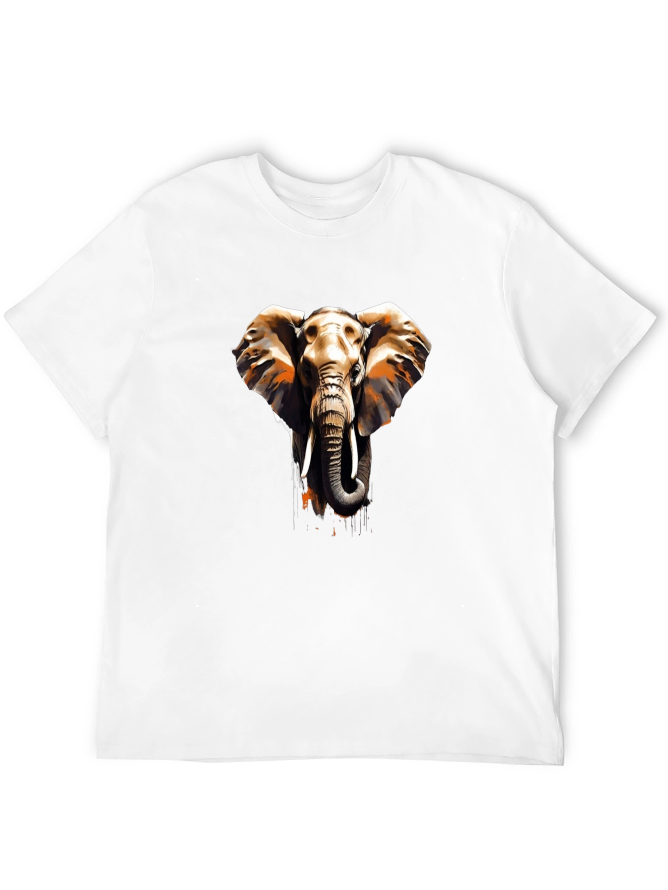 Elephant Graphic Black T-Shirt