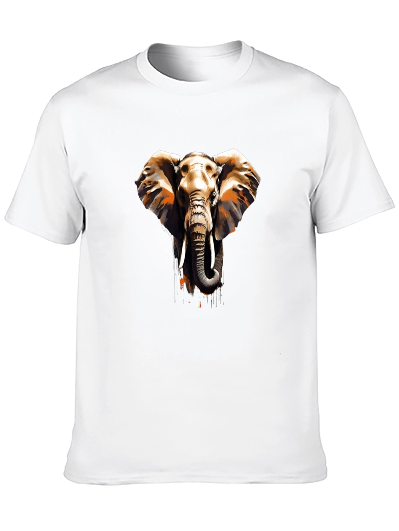 Elephant Graphic Black T-Shirt
