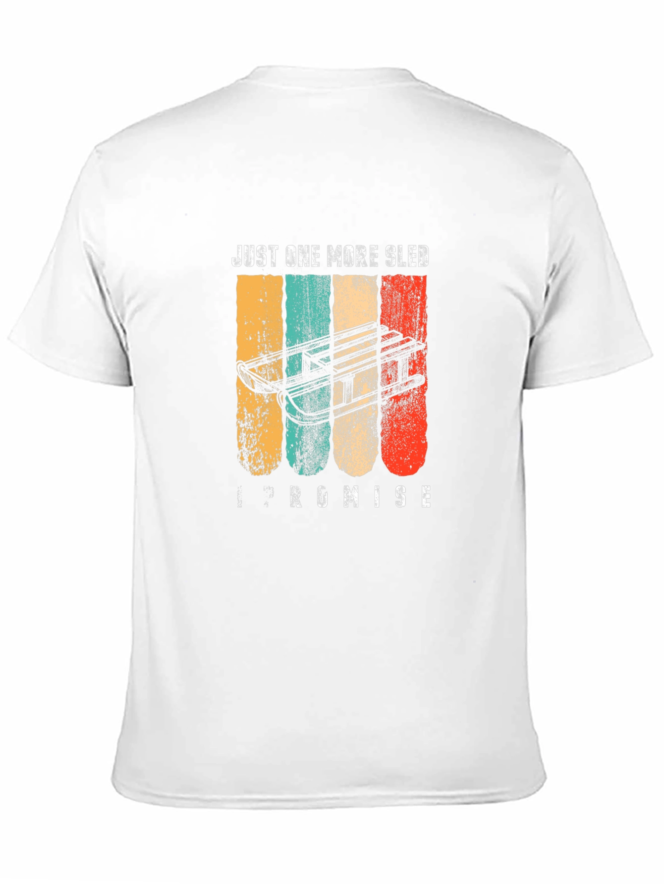 Just One More Sled T-Shirt - Retro Style