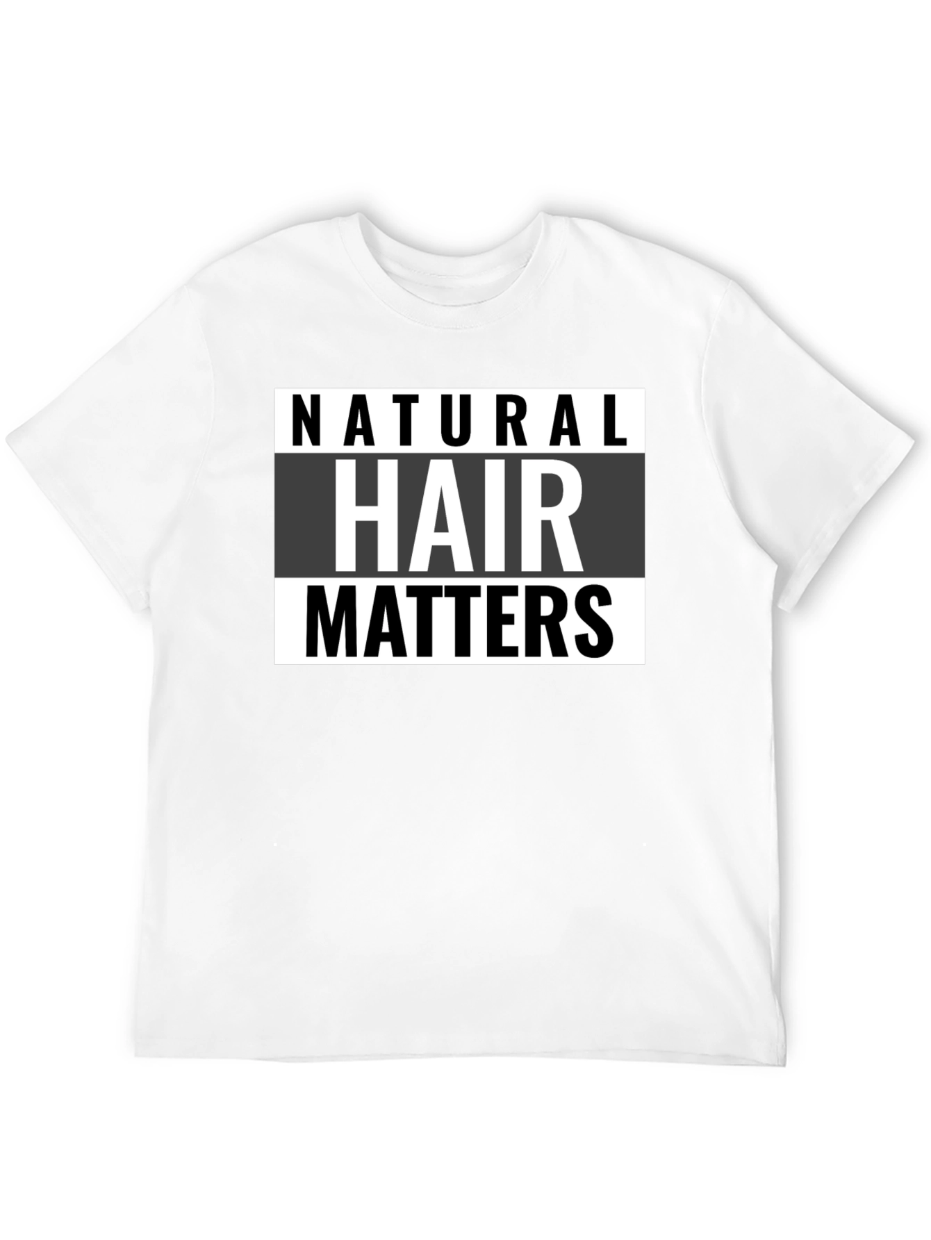 Natural Hair Matters Black T-Shirt