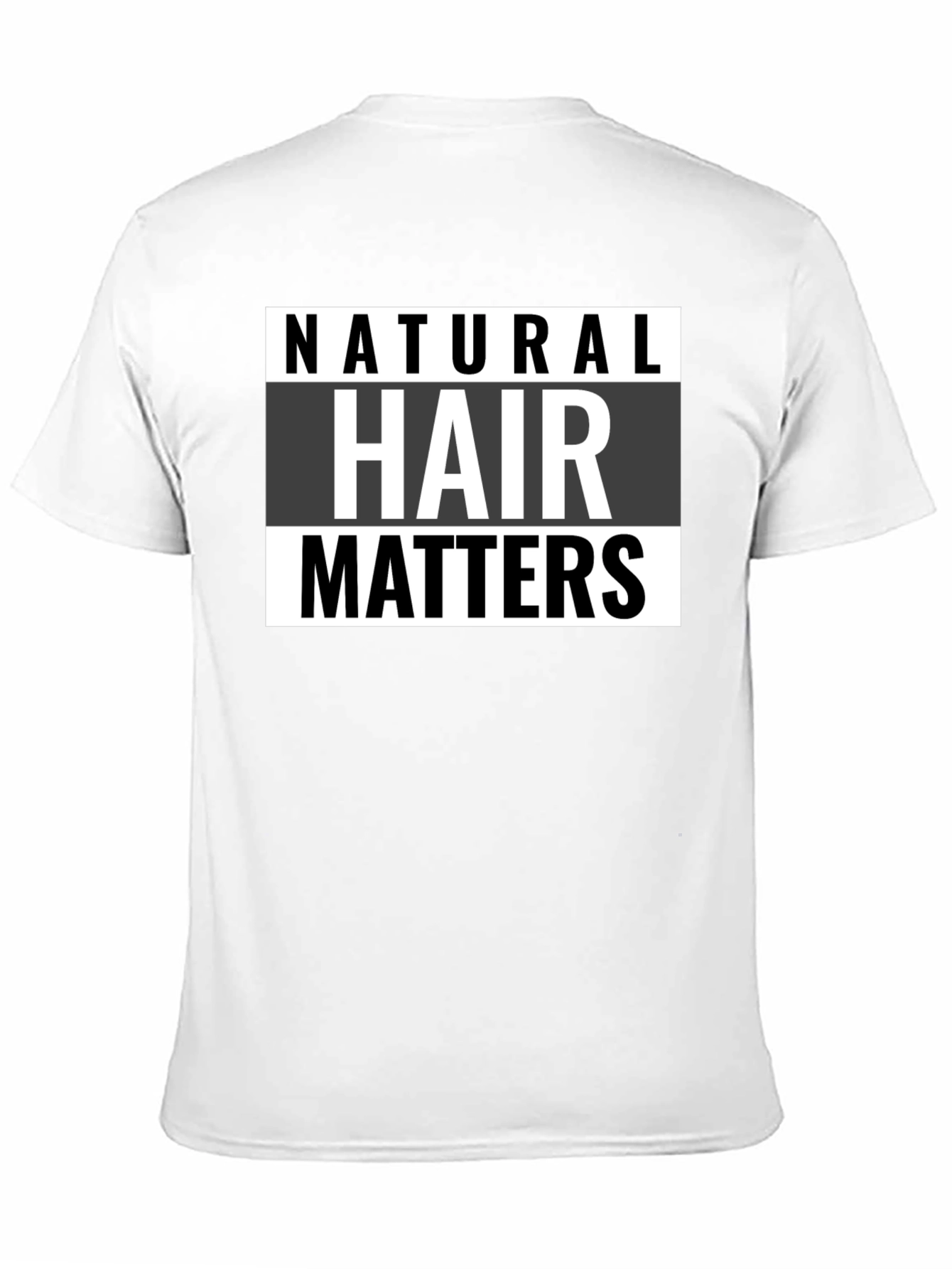 Natural Hair Matters Black T-Shirt