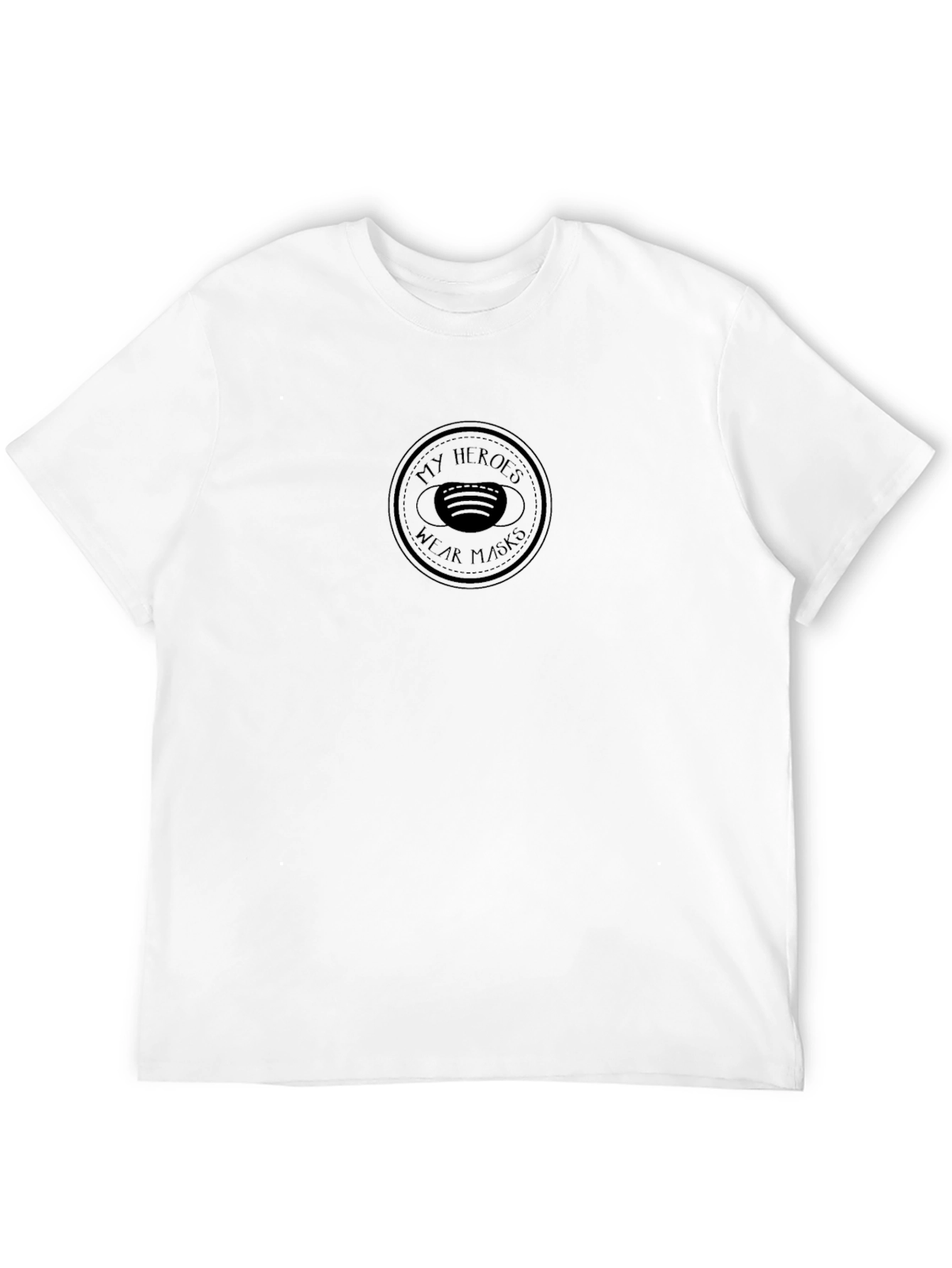 My Heroes Wear Masks Black T-Shirt