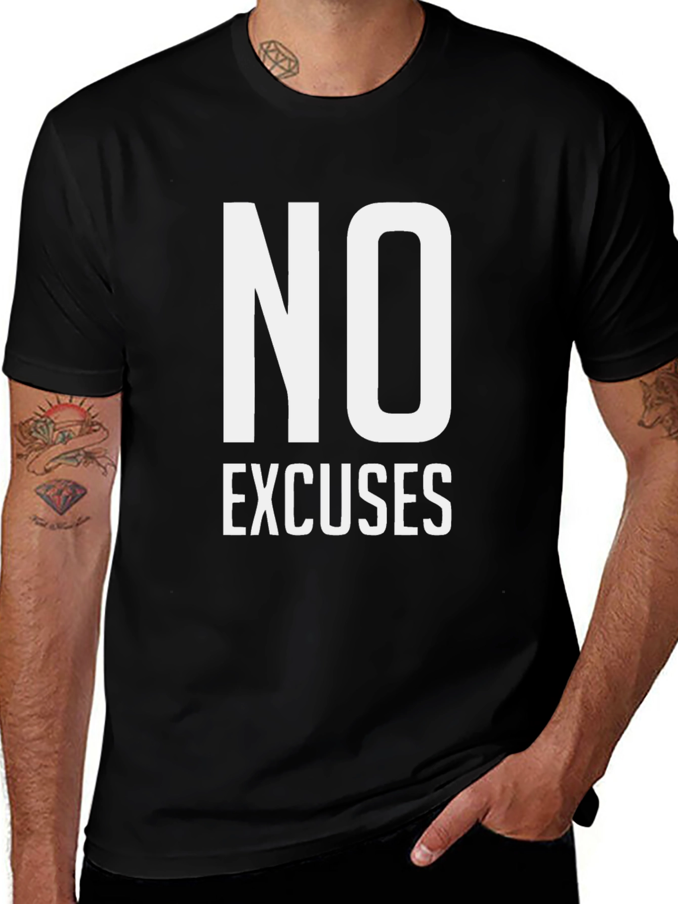 No Excuses Motivational T-Shirt