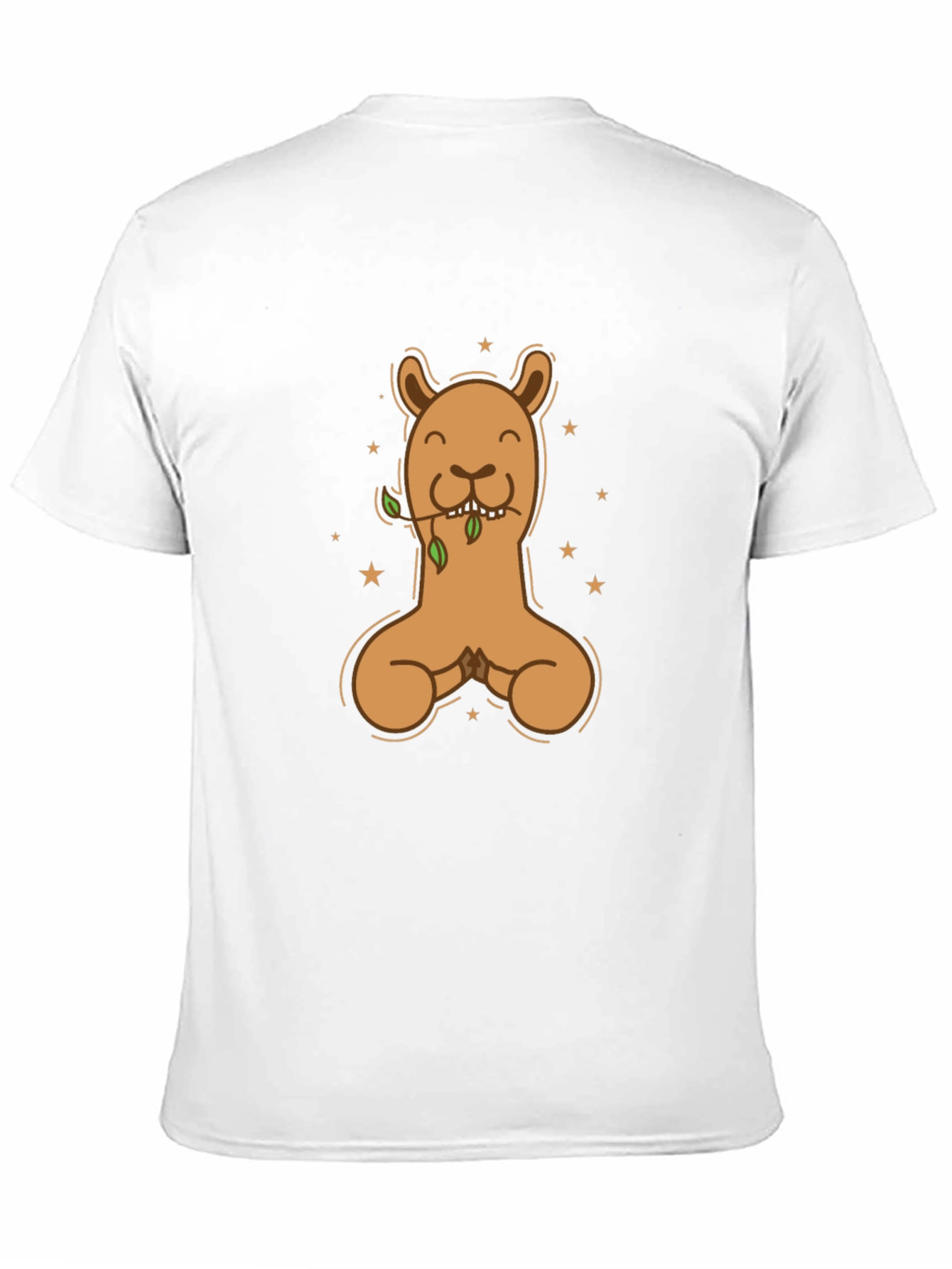 Llama Meditating Graphic T-Shirt - Casual Style
