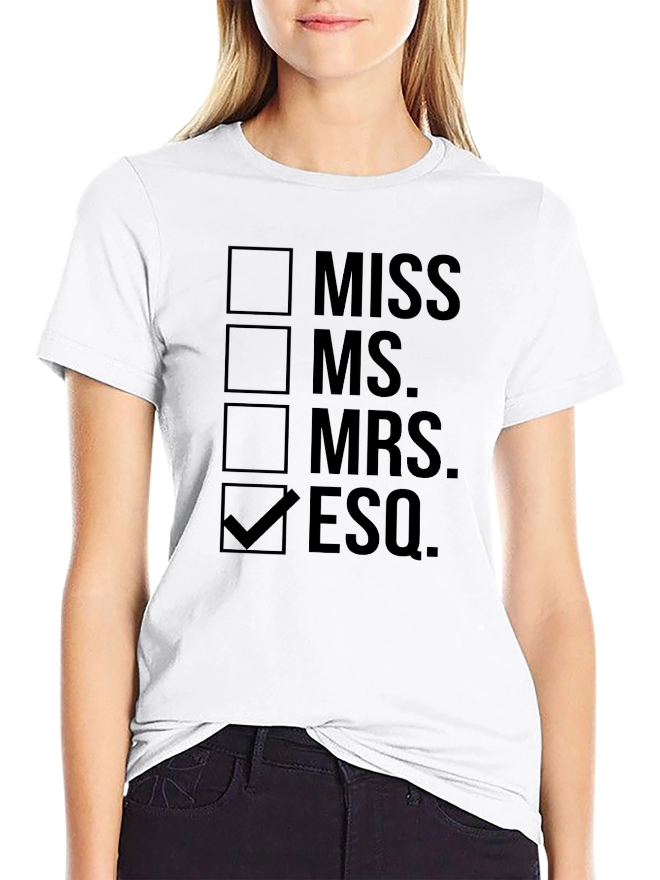 Esquire Checklist T-Shirt - Lawyer Gift