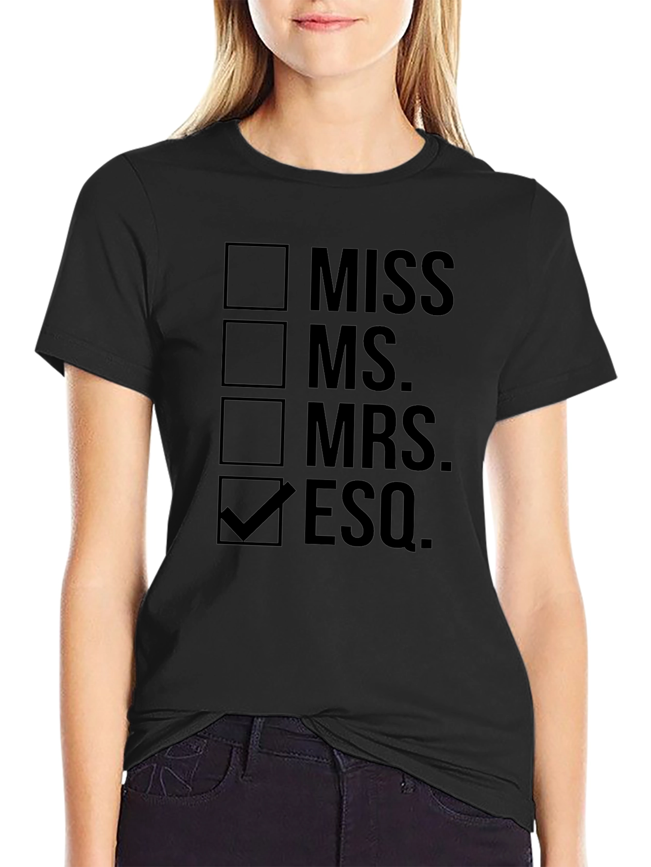Esquire Checklist T-Shirt - Lawyer Gift