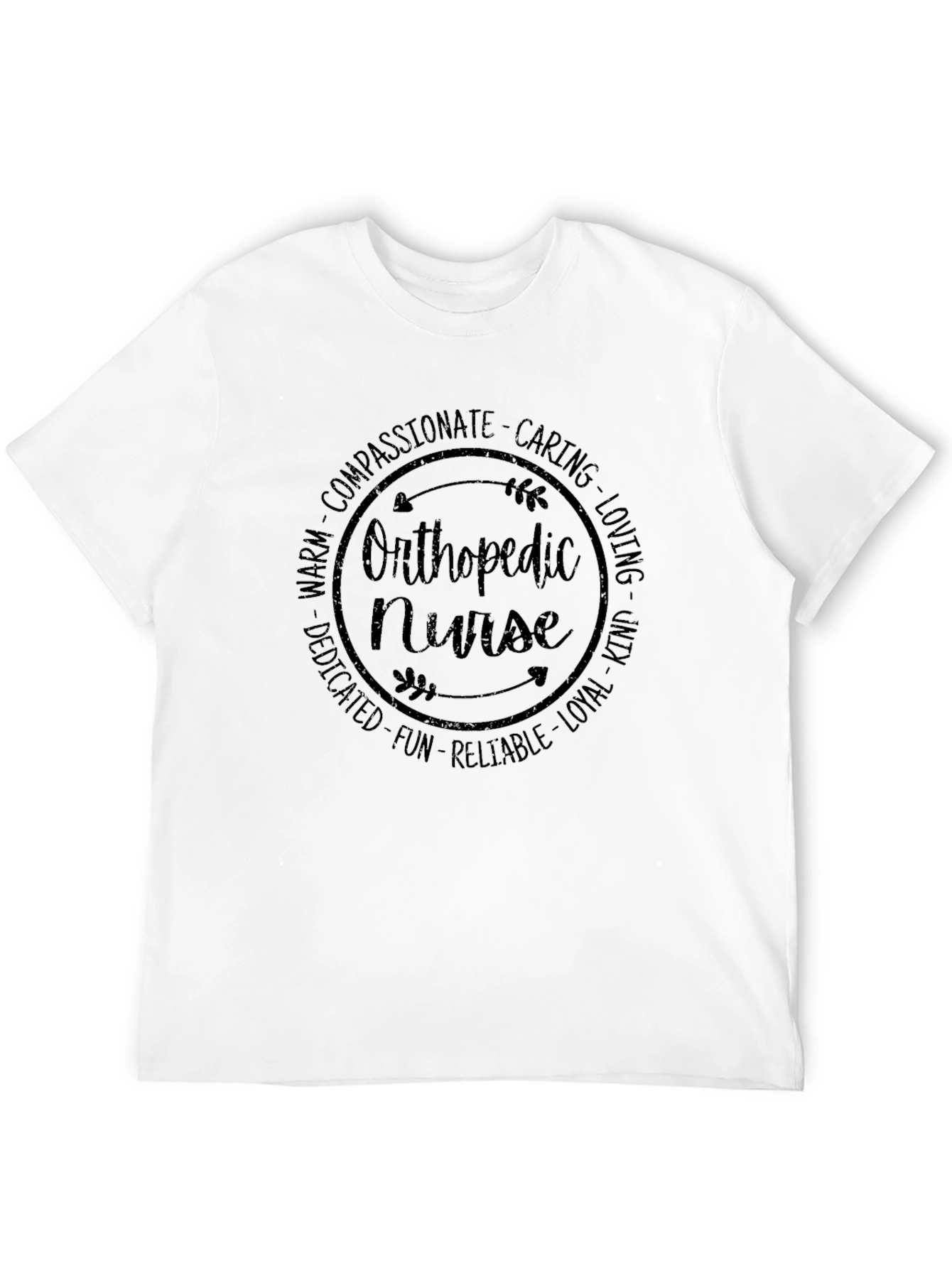 Orthopedic Nurse T-Shirt - Compassionate Caring Tee