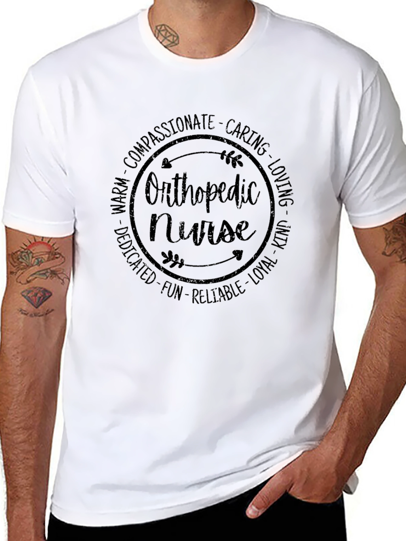 Orthopedic Nurse T-Shirt - Compassionate Caring Tee