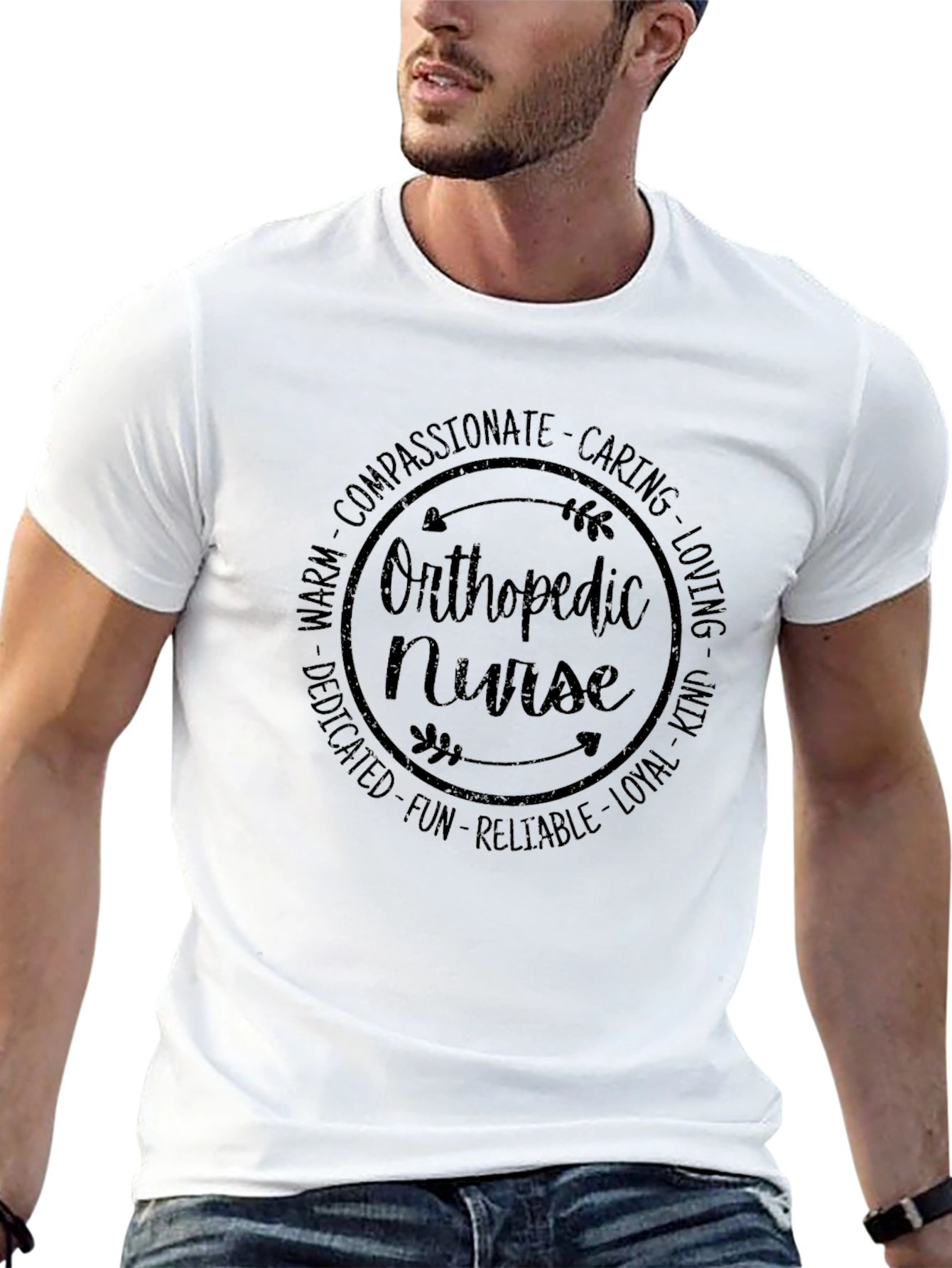 Orthopedic Nurse T-Shirt - Compassionate Caring Tee
