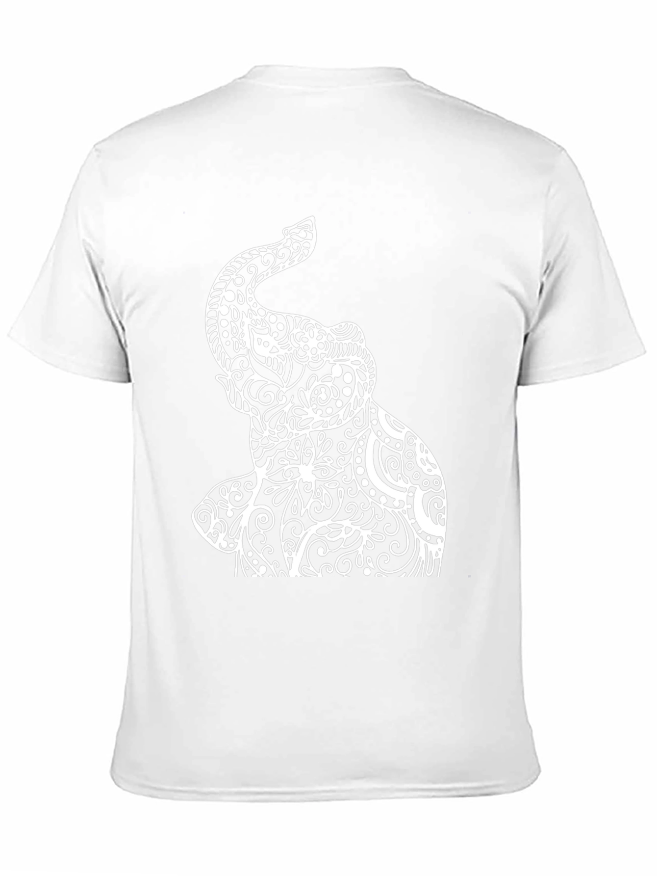 Elephant Mandala Black T-Shirt