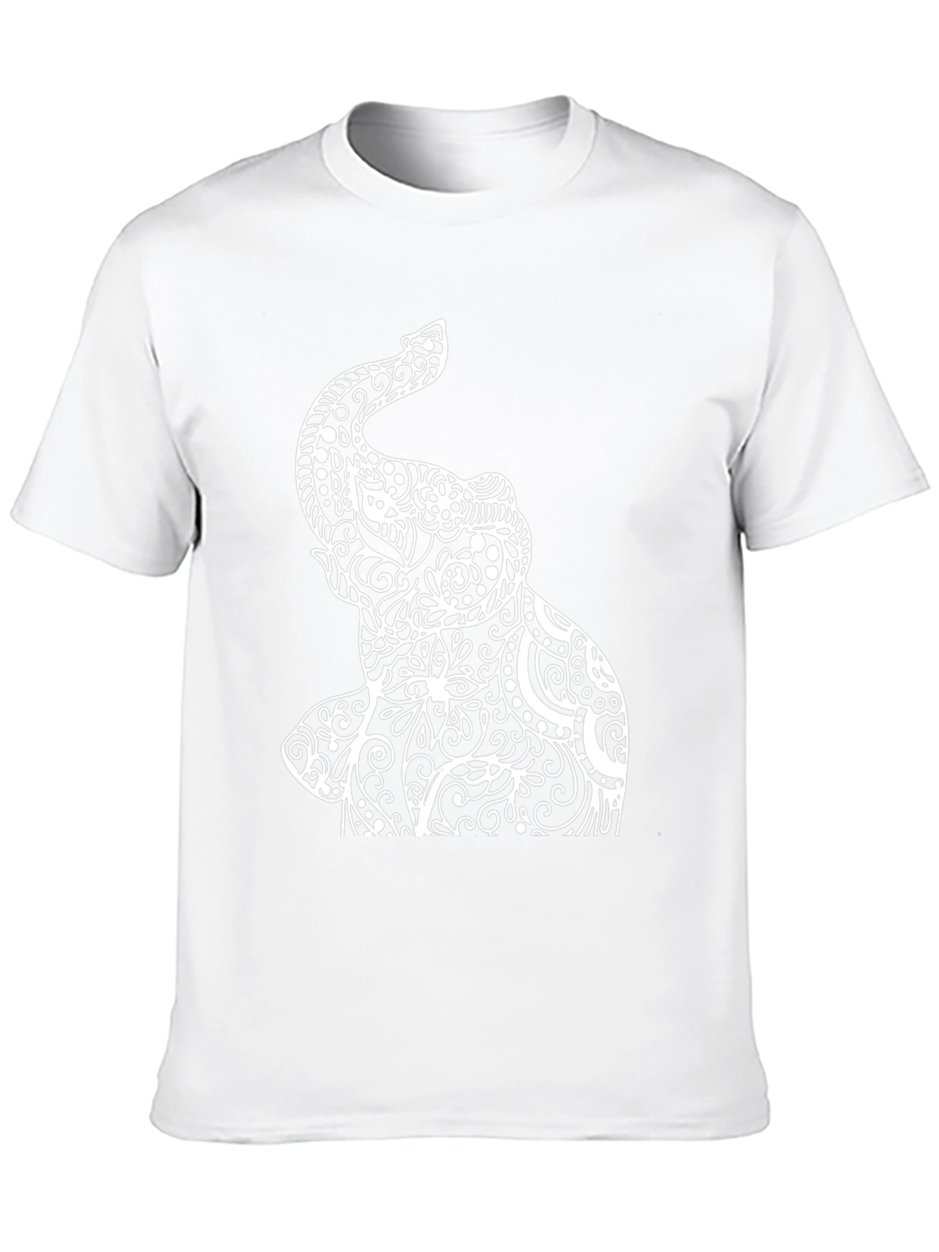 Elephant Mandala Black T-Shirt