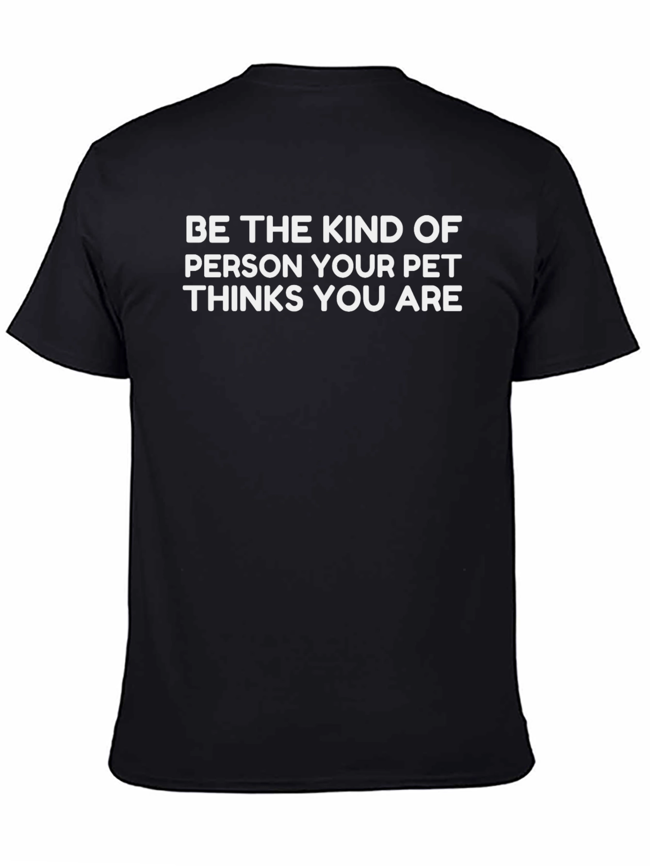 Kind Pet Person Graphic Tee - Black