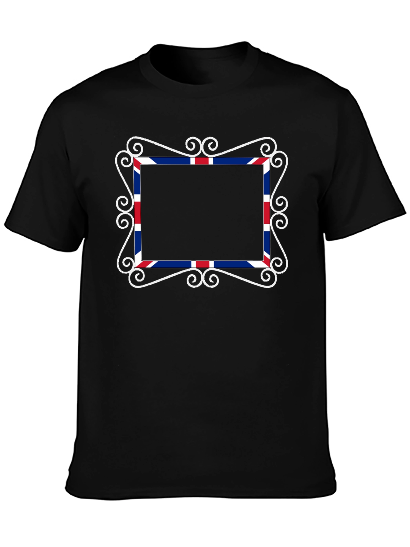 Union Jack Frame Black T-Shirt