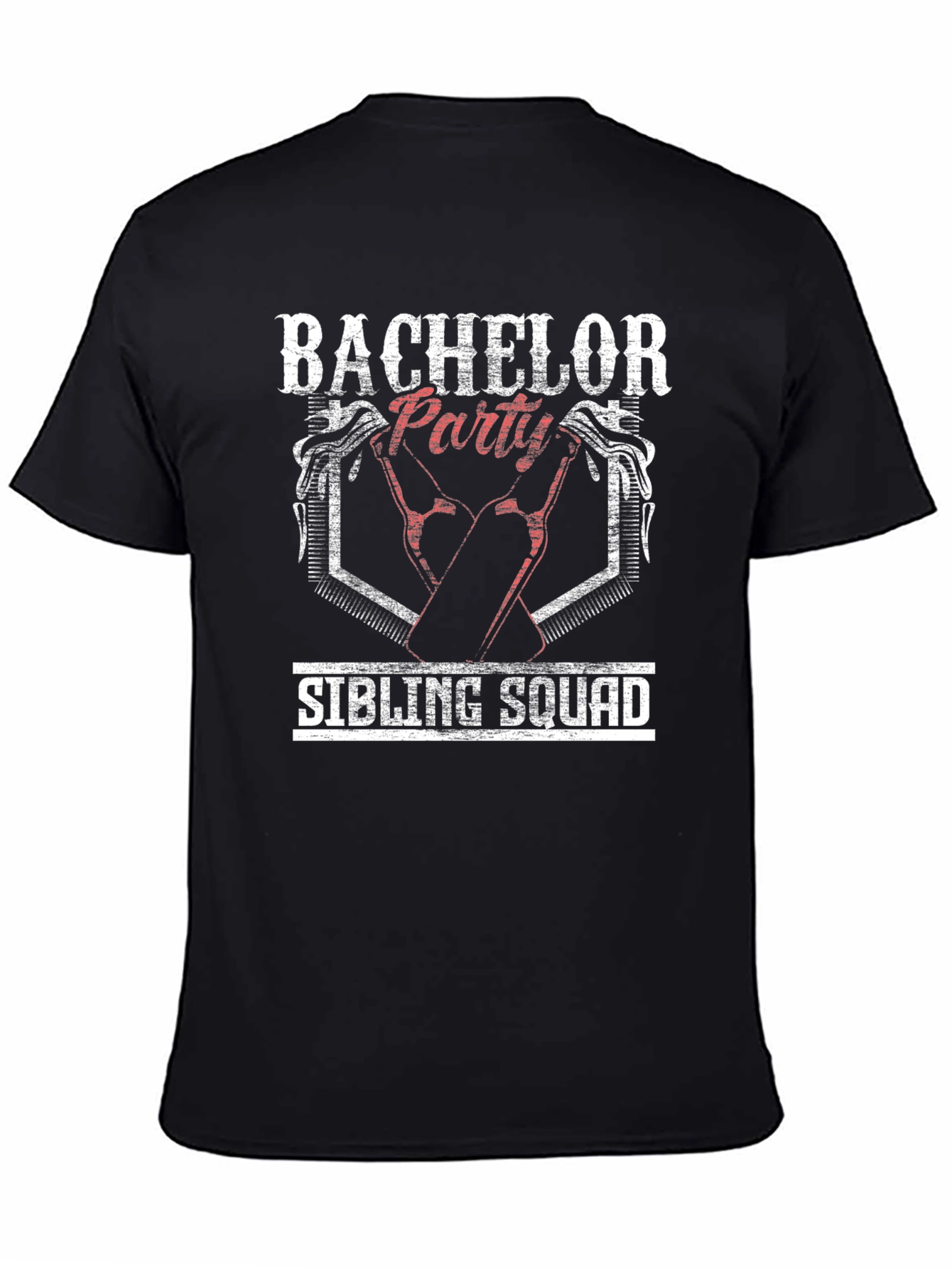 Bachelor Party Sibling Squad Graphic T-Shirt