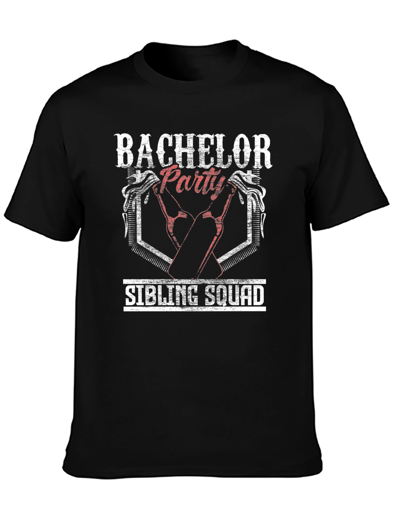Bachelor Party Sibling Squad Graphic T-Shirt