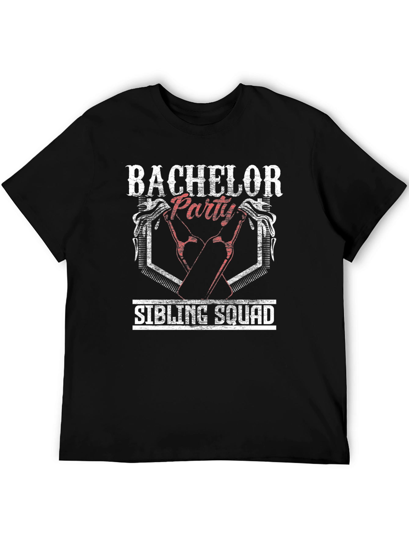 Bachelor Party Sibling Squad Graphic T-Shirt