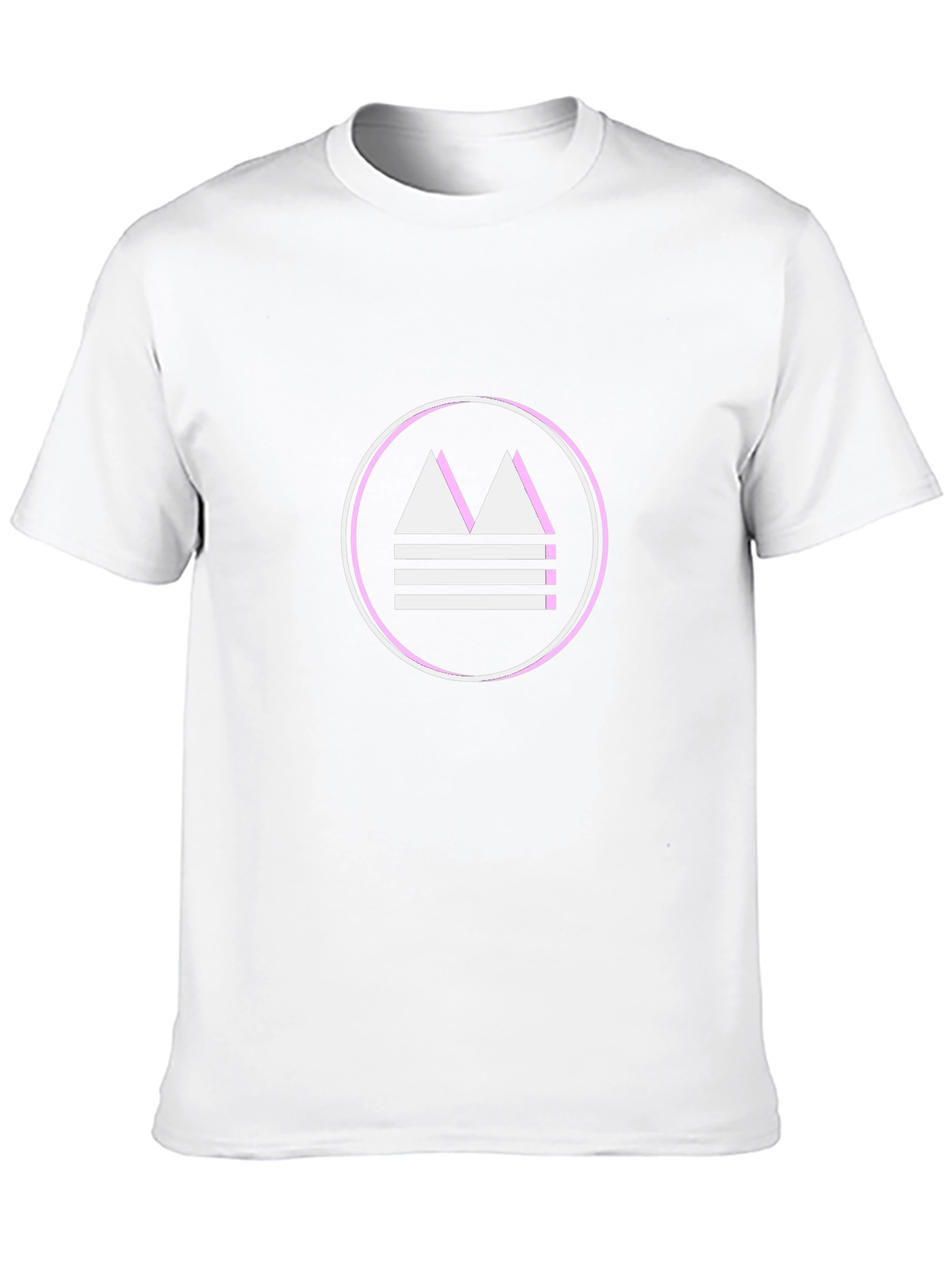 Modern Black T-Shirt with Geometric Logo