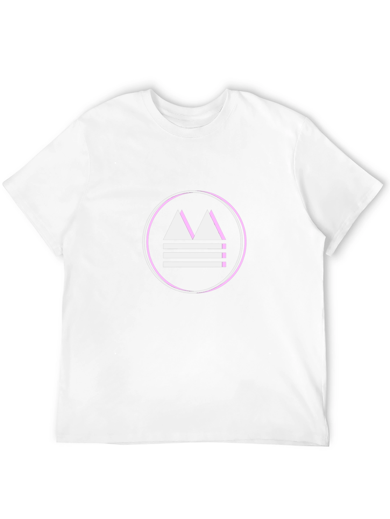 Modern Black T-Shirt with Geometric Logo