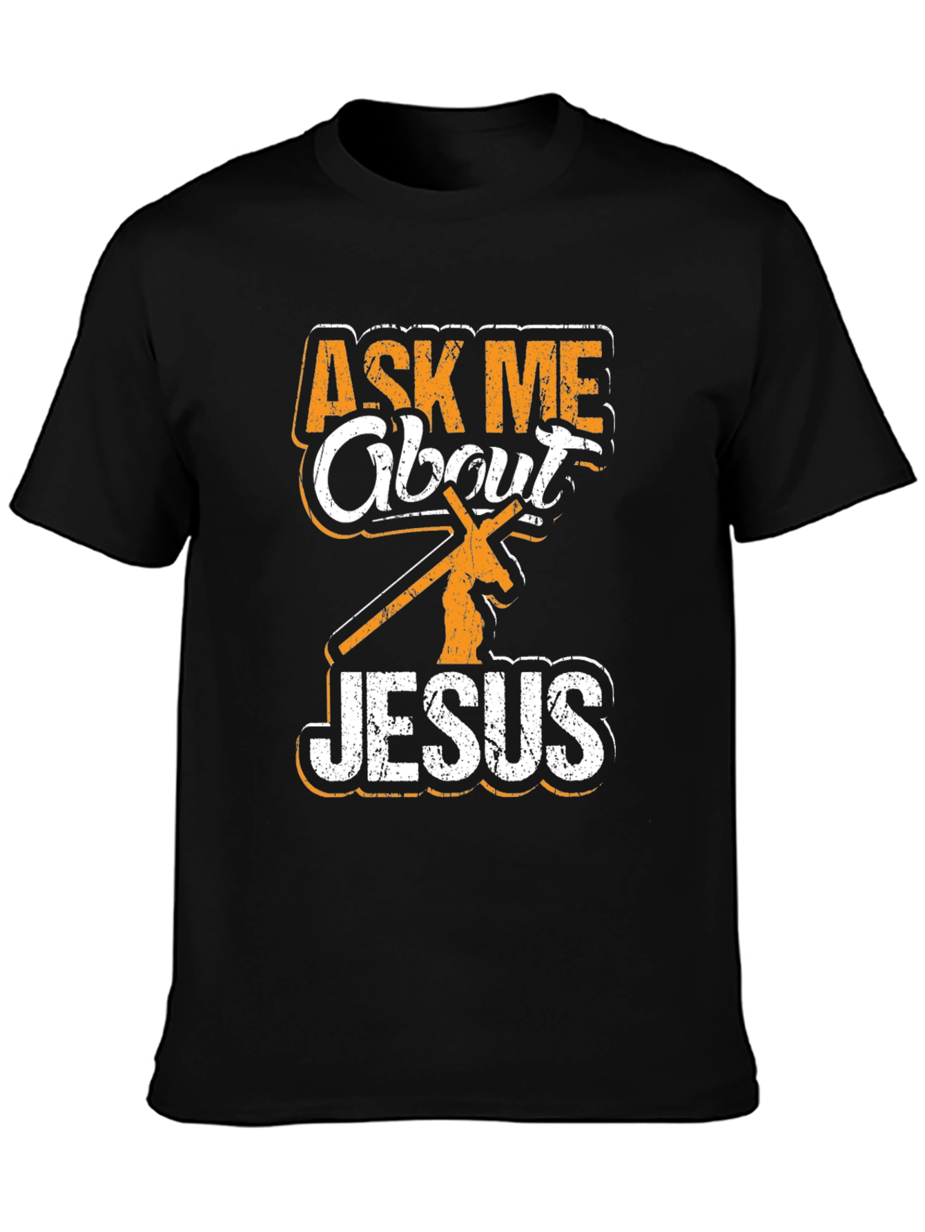 Ask Me About Jesus Graphic T-Shirt