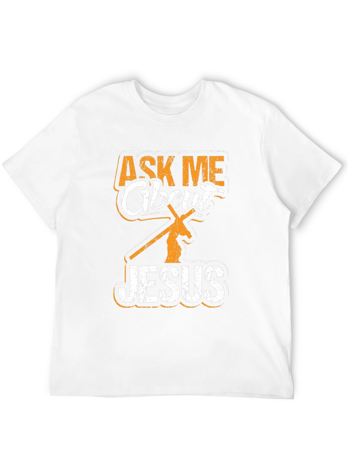 Ask Me About Jesus Graphic T-Shirt