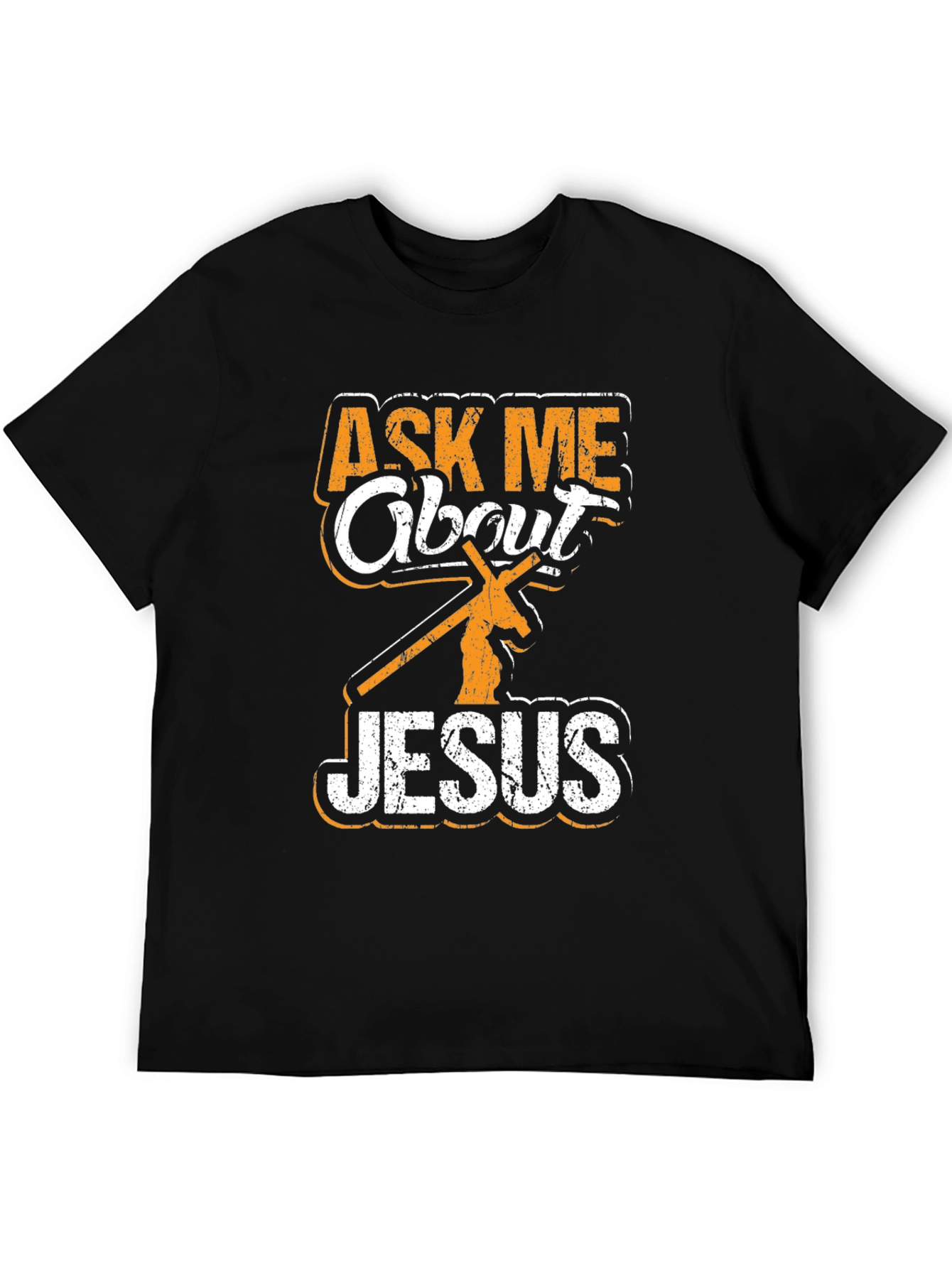 Ask Me About Jesus Graphic T-Shirt