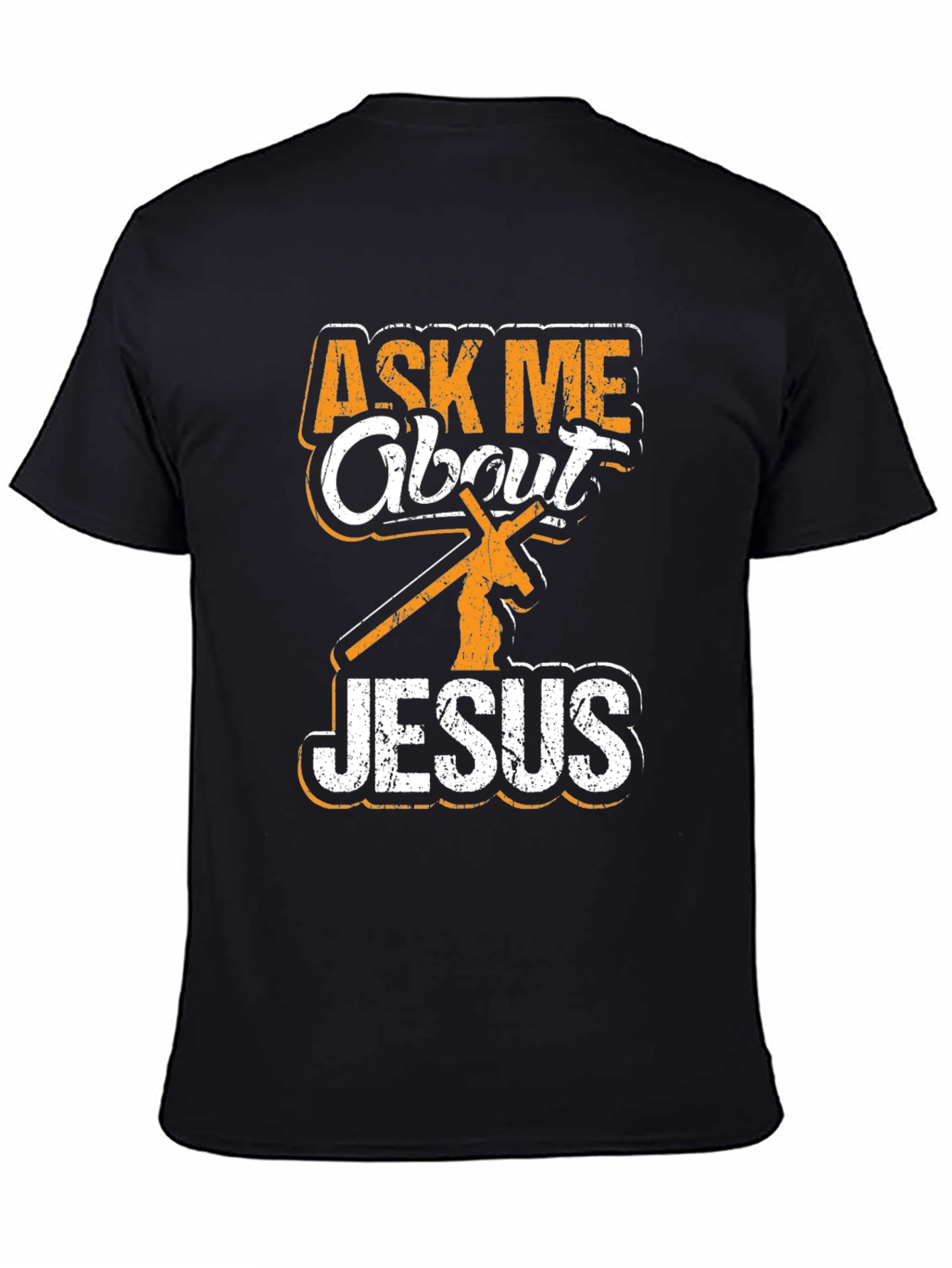 Ask Me About Jesus Graphic T-Shirt