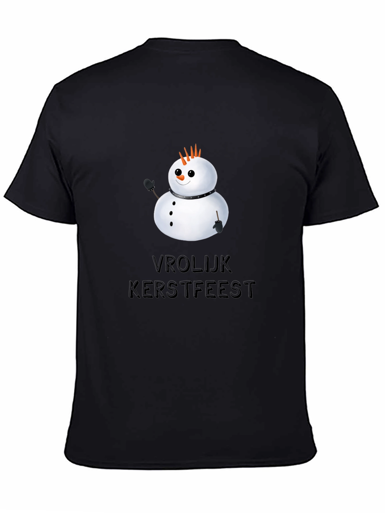 Vrolijk Kerstfeest Snowman Graphic Tee