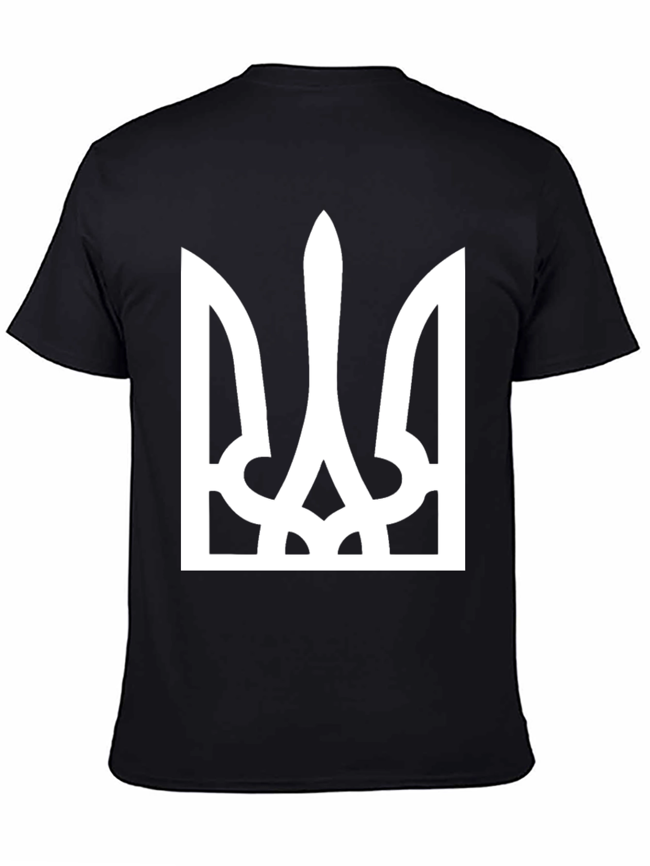 Ukraine Trident Symbol Black T-Shirt